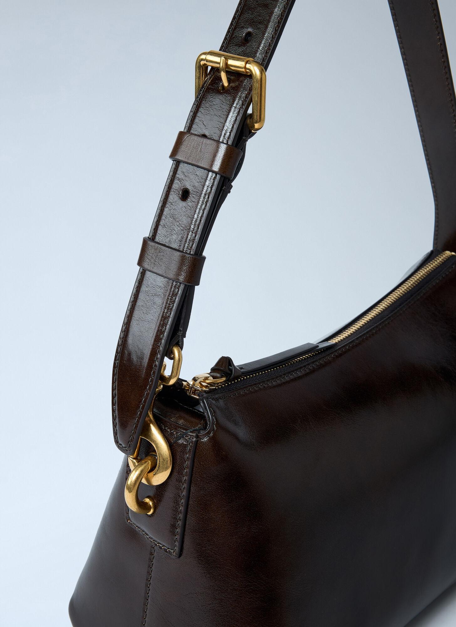 Dries Van Noten Leather Shoulder Bag in White | Lyst UK