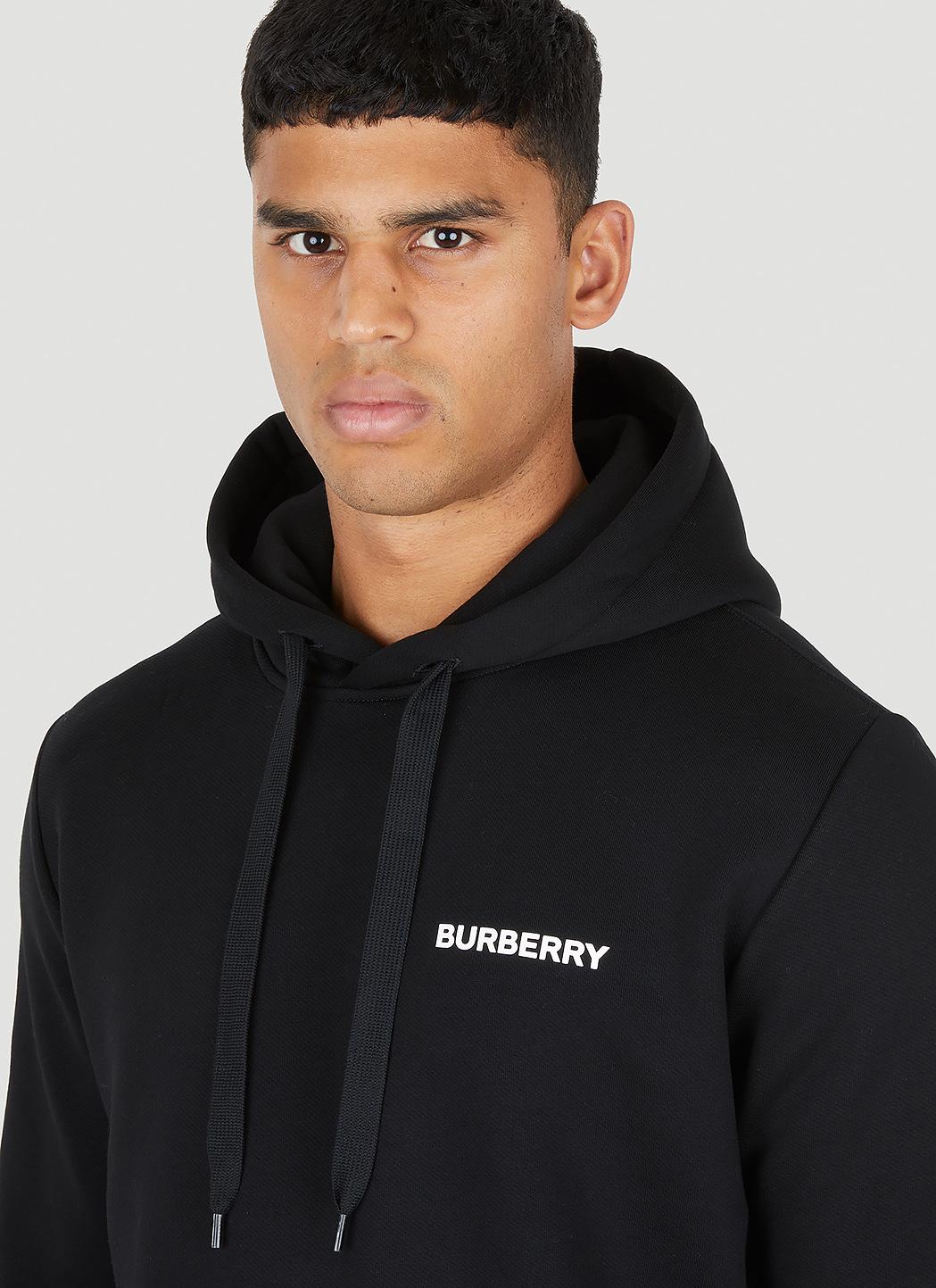 Burberry Avondale Hooded Sweatshirt in Black for Men Lyst