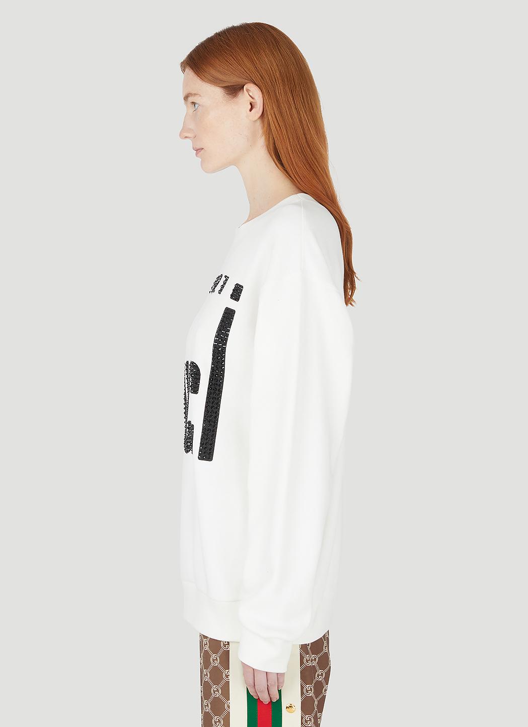 Gucci 1921 Sweatshirt in White Lyst Canada