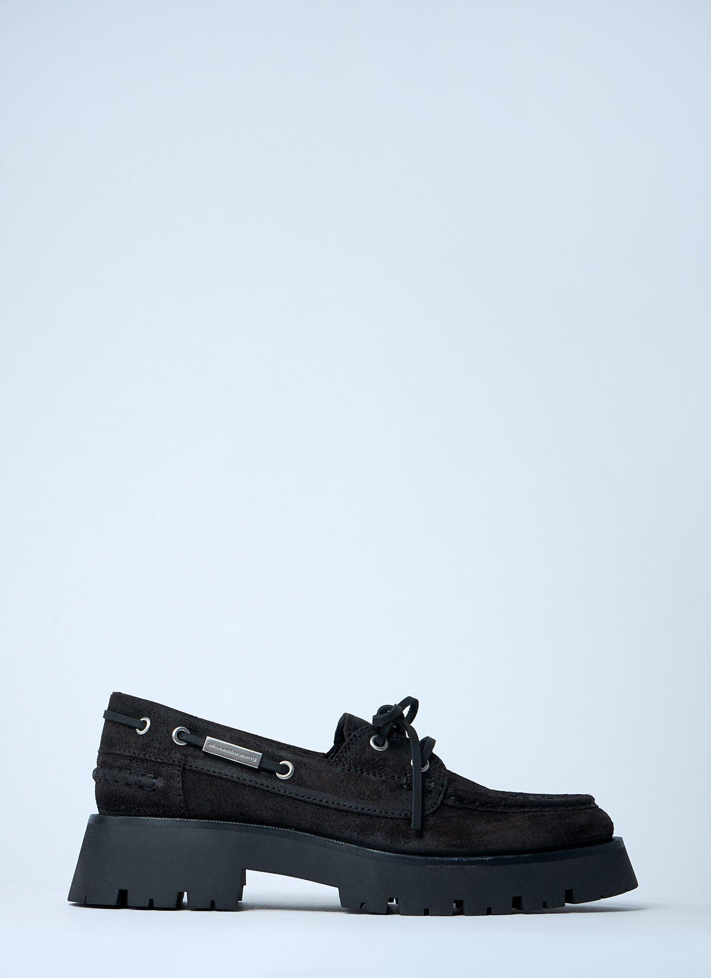 ローファー・オックスフォード ALEXANDER WANG MOCCASIN CARSON beige waxed suede carson boat loafers in NATURAL