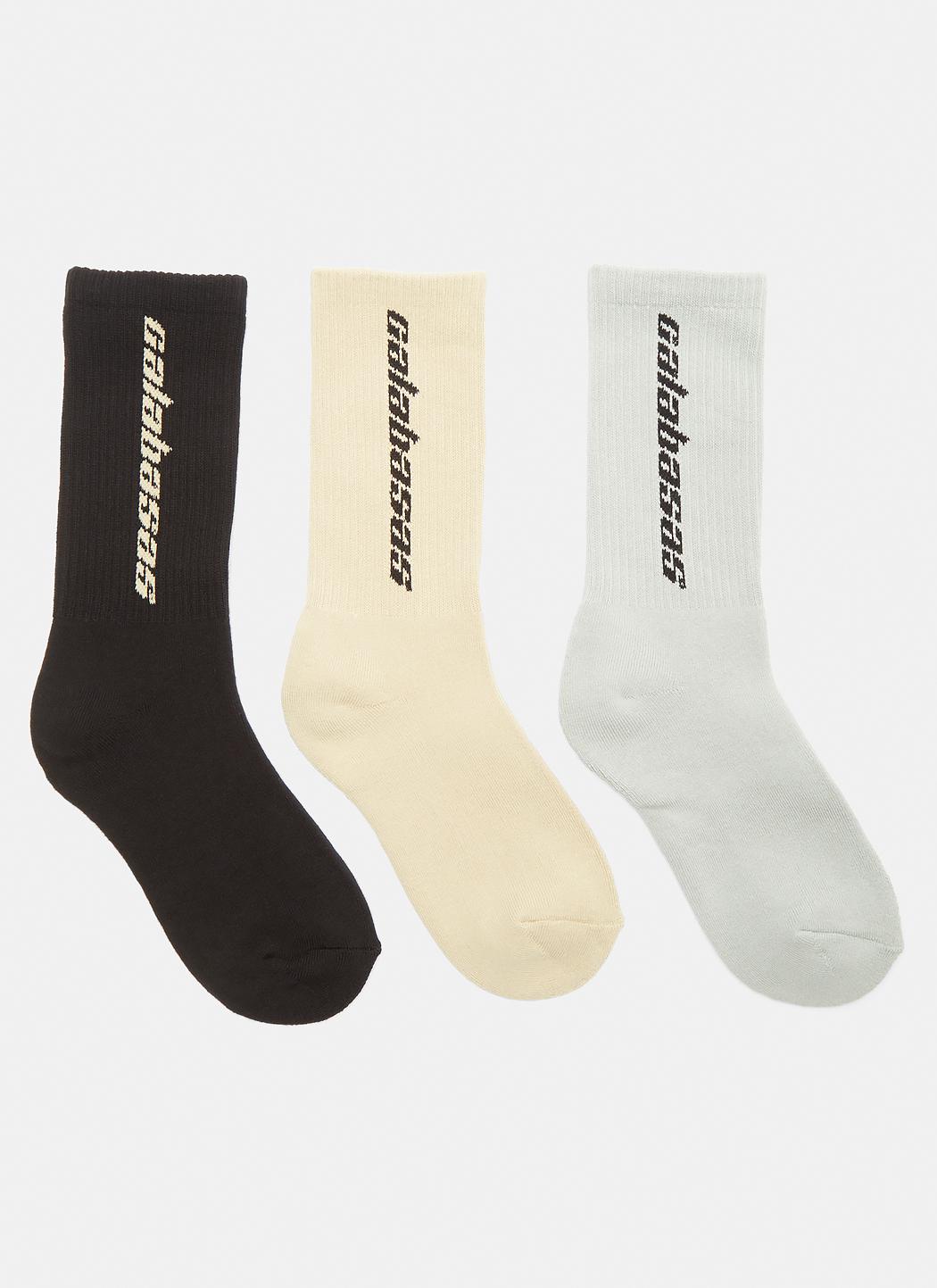 Yeezy Calabasas Socks 3 Pack In Multi for Men | Lyst Canada