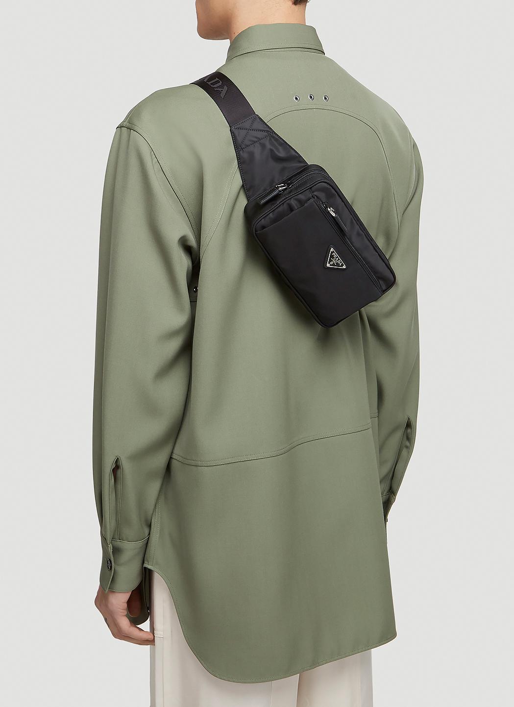 Prada Marsupio Re-nylon Belt Bag in Black for Men | Lyst UK