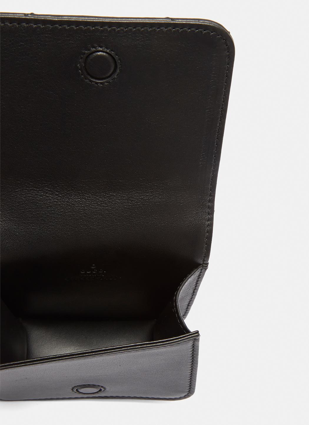 Gucci Leather Mini Marmont Animal Stud Belt Bag In Black - Lyst