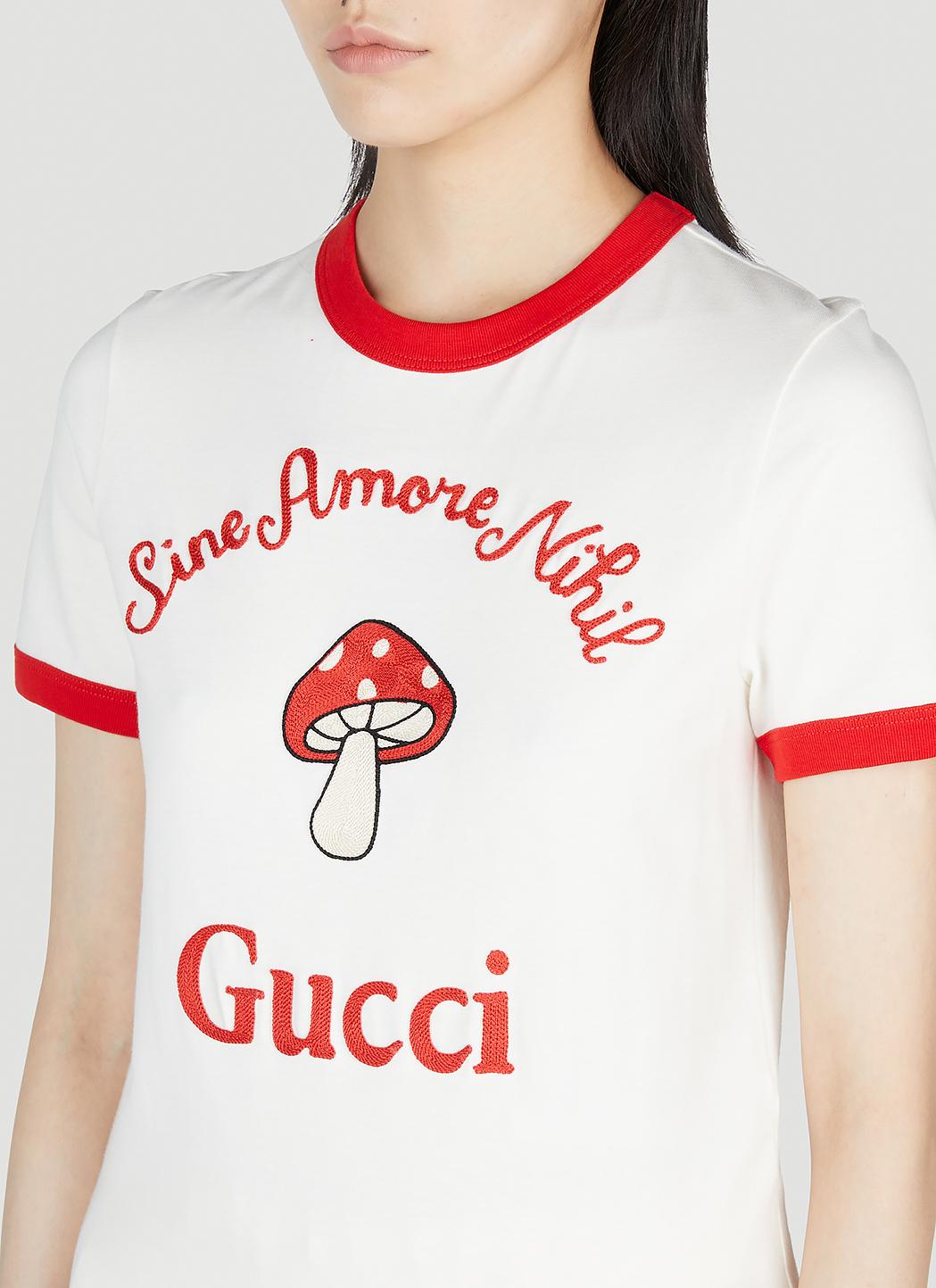 Gucci Sine Amore Nihil T-shirt in White | Lyst