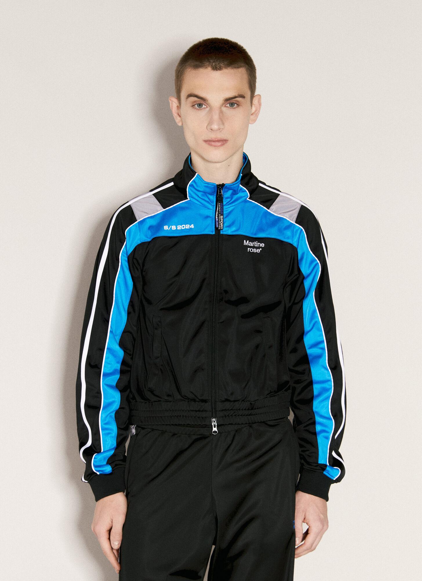 Martine Rose Shrunken Track Jacket in Blue | Lyst Canada