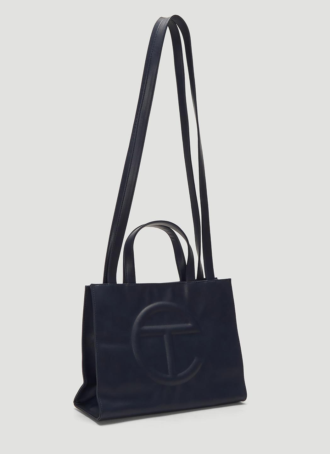 Telfar Medium Vegan Leather Shopping Bag - Blue Shoulder Bags, Handbags -  WTELG26797
