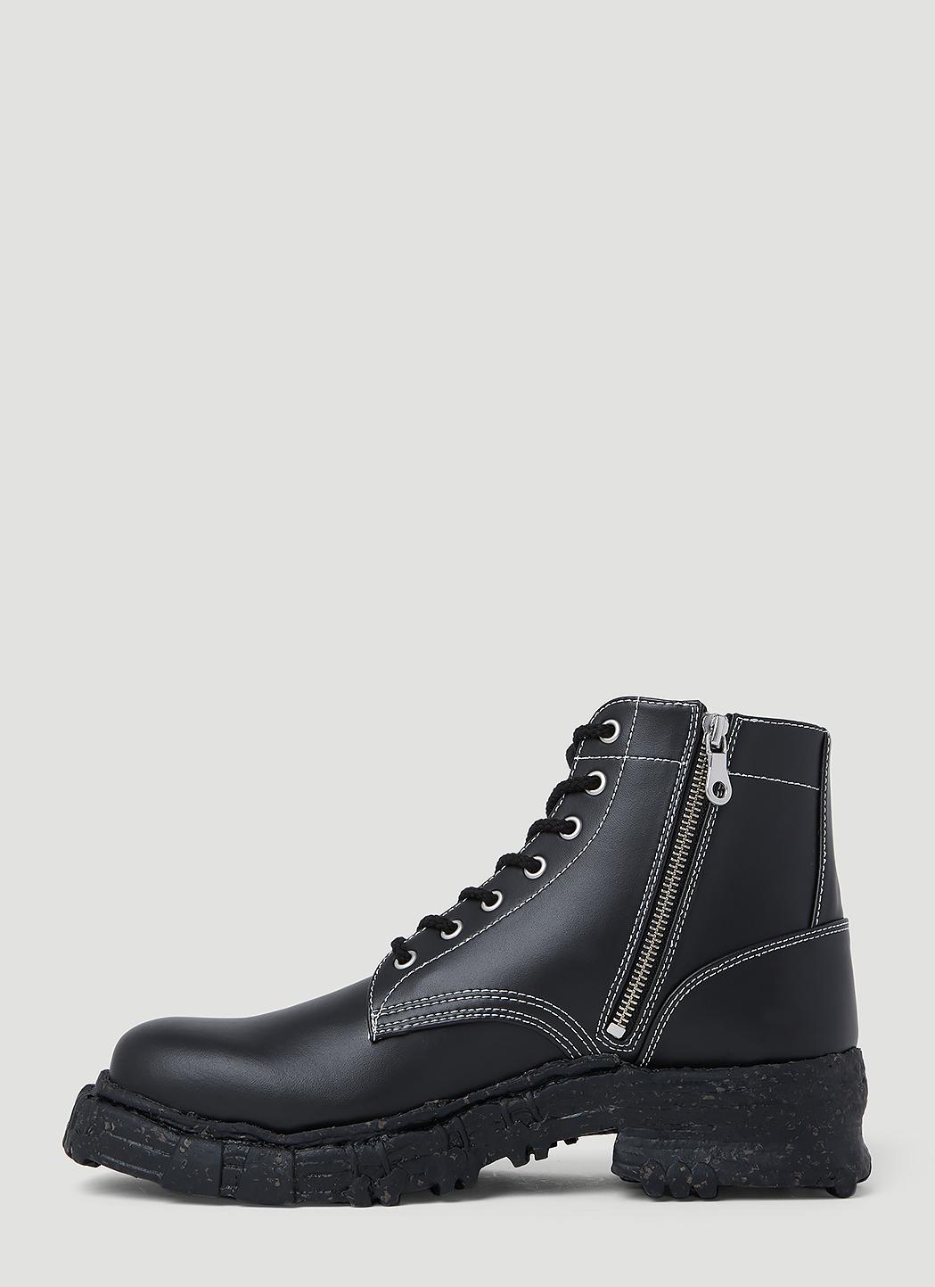 Maison Mihara Yasuhiro Vintage-like Sole Boots in Black for Men | Lyst