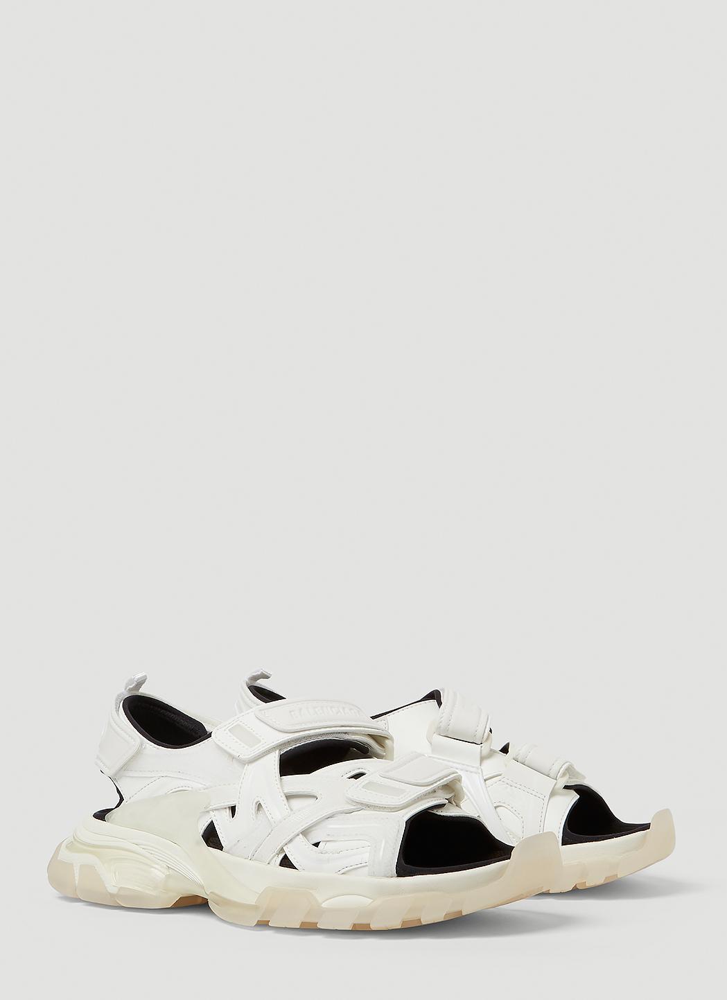 Balenciaga Track Sandals in Natural for Men | Lyst