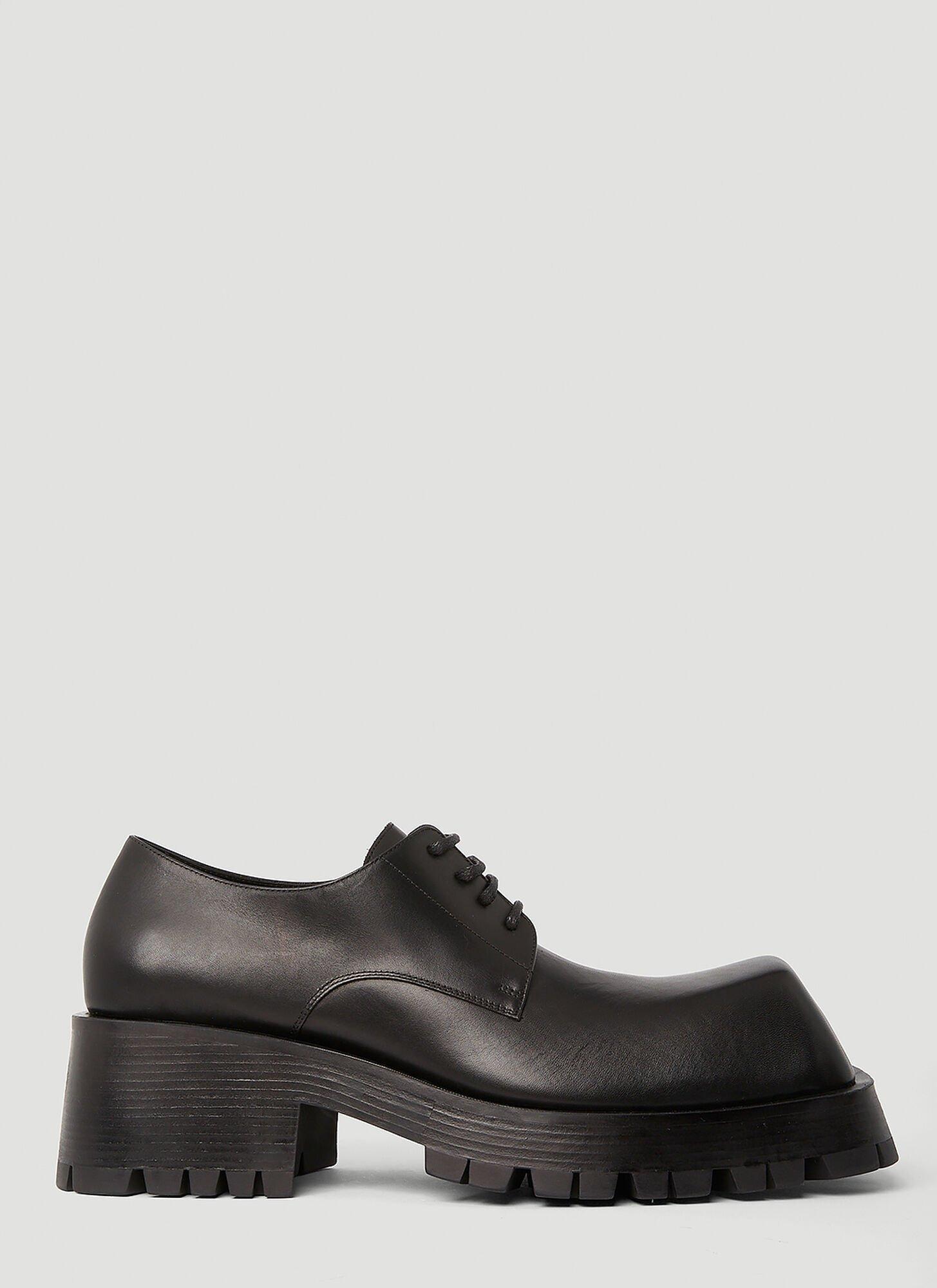 Balenciaga Trooper Derby Shoes in Black for Men | Lyst Balenciaga Trooper Derby Shoes in Black for Men | Lyst