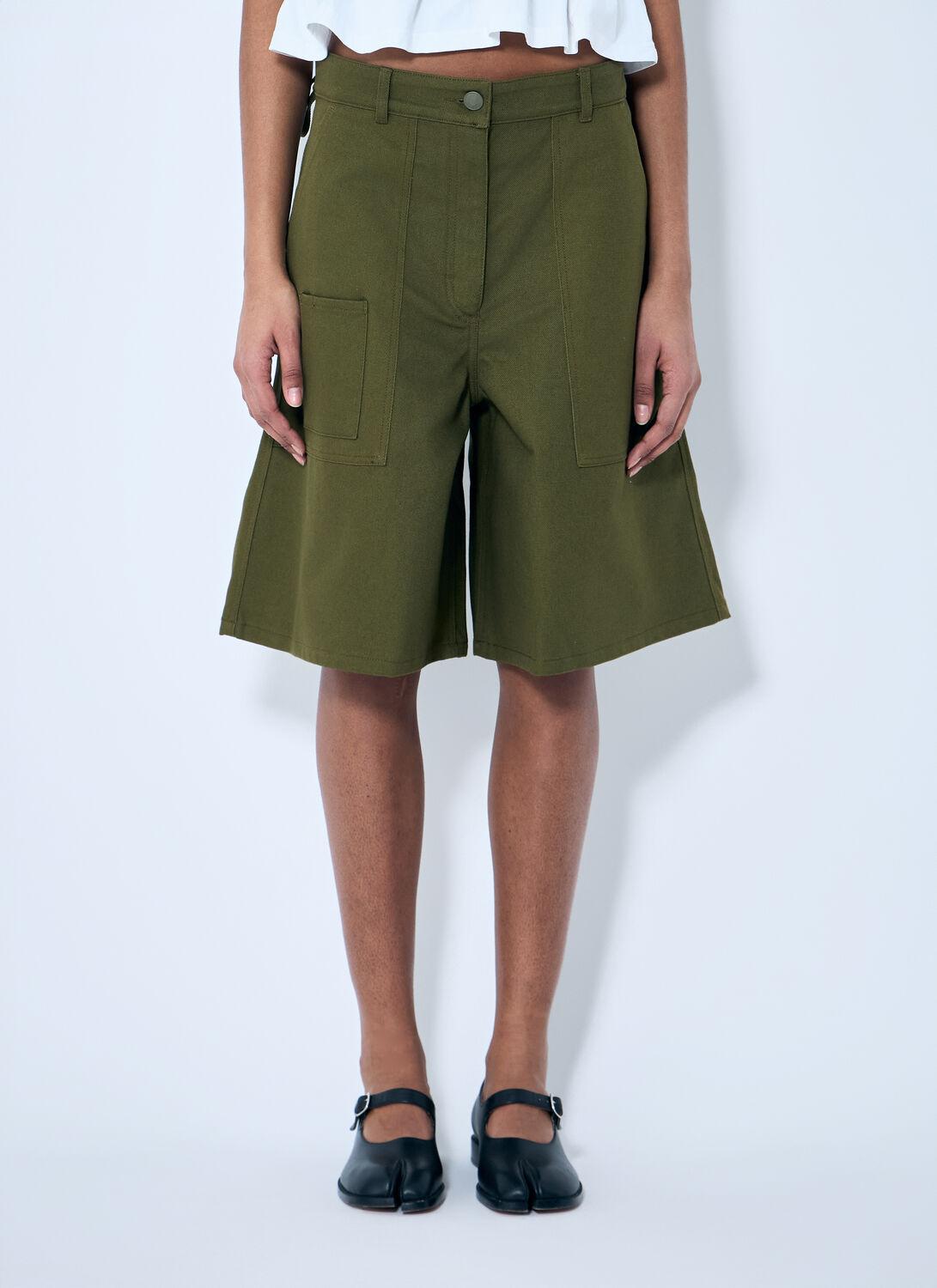 【Cecilie Bahnsen】ANNIKA SHORTS Cecilie Bahnsen Annika Quilted knee-length Shorts | Black