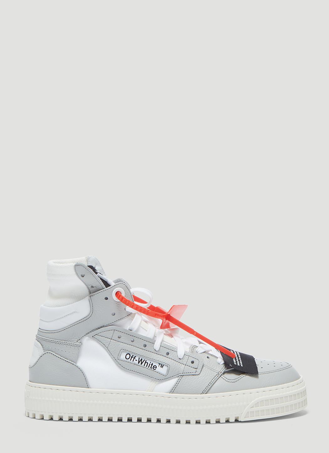 Off-White c/o Virgil Abloh White And Grey Low 3.0 Off-court High-top  Sneakers in Gray for Men | Lyst