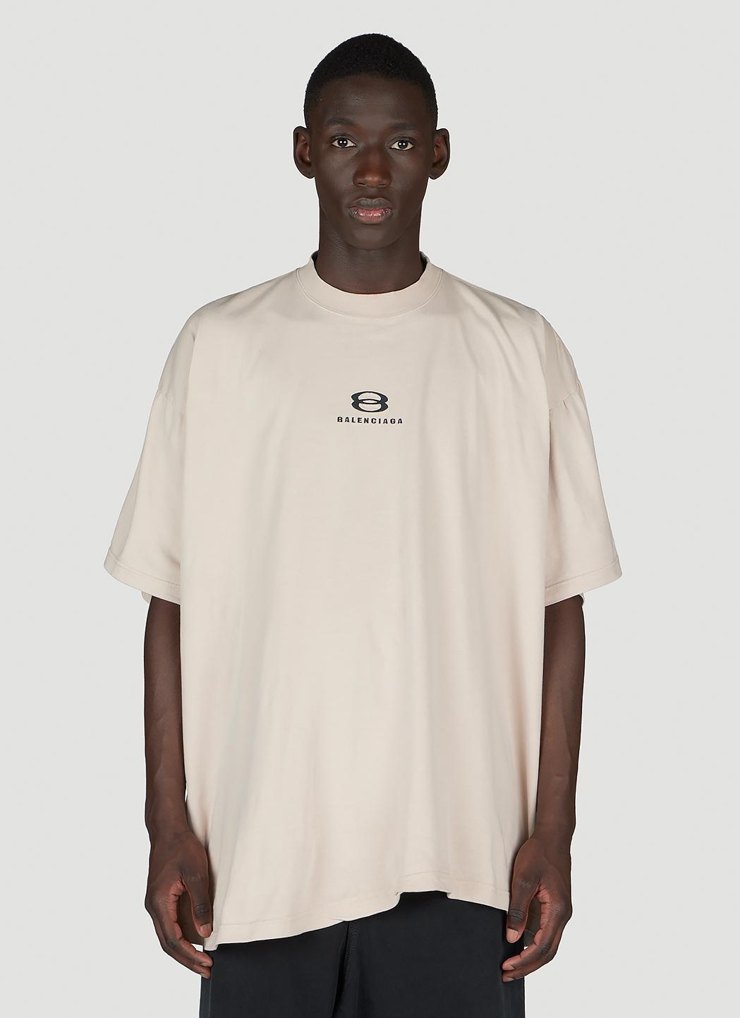 Balenciaga Ripped logo-print T-shirt - Farfetch