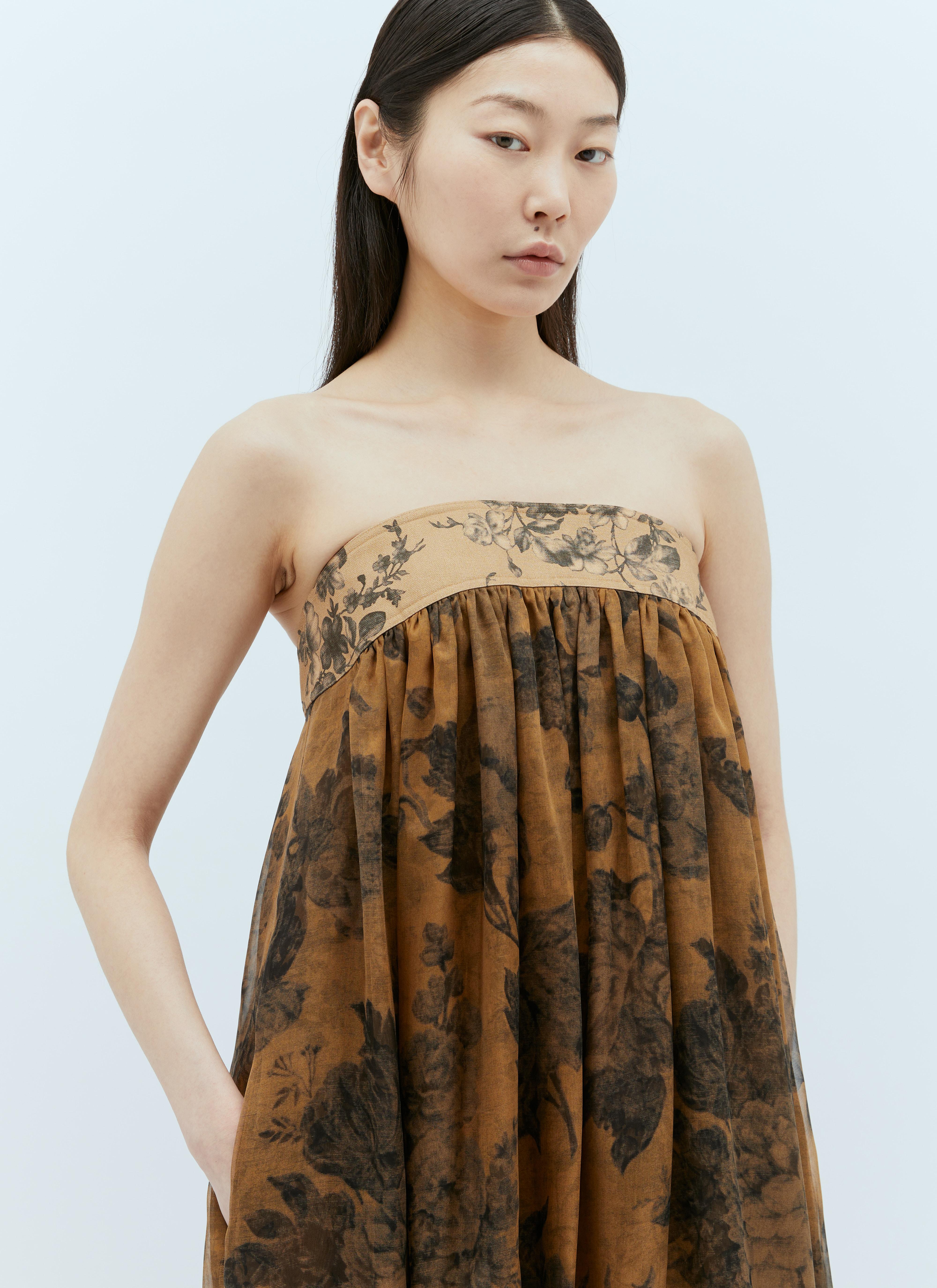 ワンピース Max Mara Silva Bustier Dress In Mohair Wool And Silk Wool, mohair and silk bustier dress, black | 