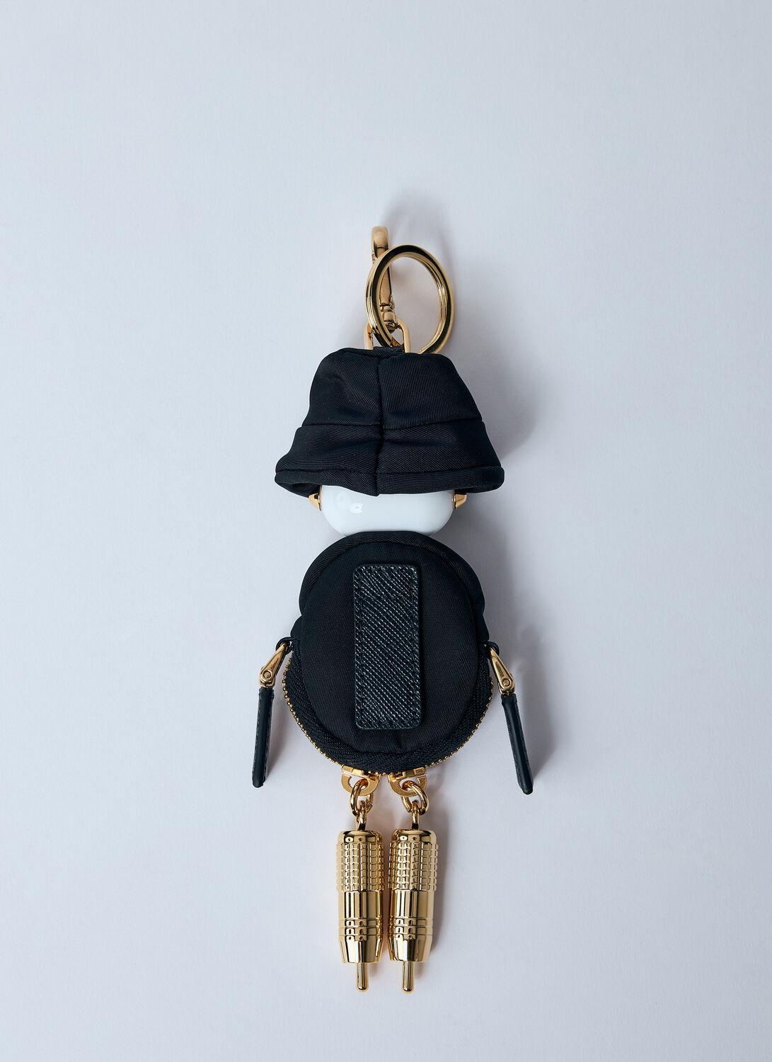Prada Robot Re-Nylon Bag Charm in Blue | Lyst
