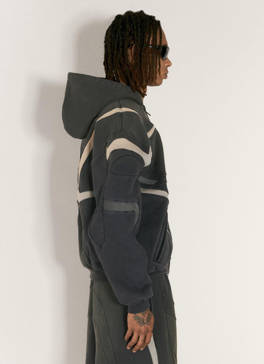 【BALENCIAGA】Biker Hood Zipup Gray White New Biker Hoodie Via @7seenowbuynow5 instagram : r/Balenciaga