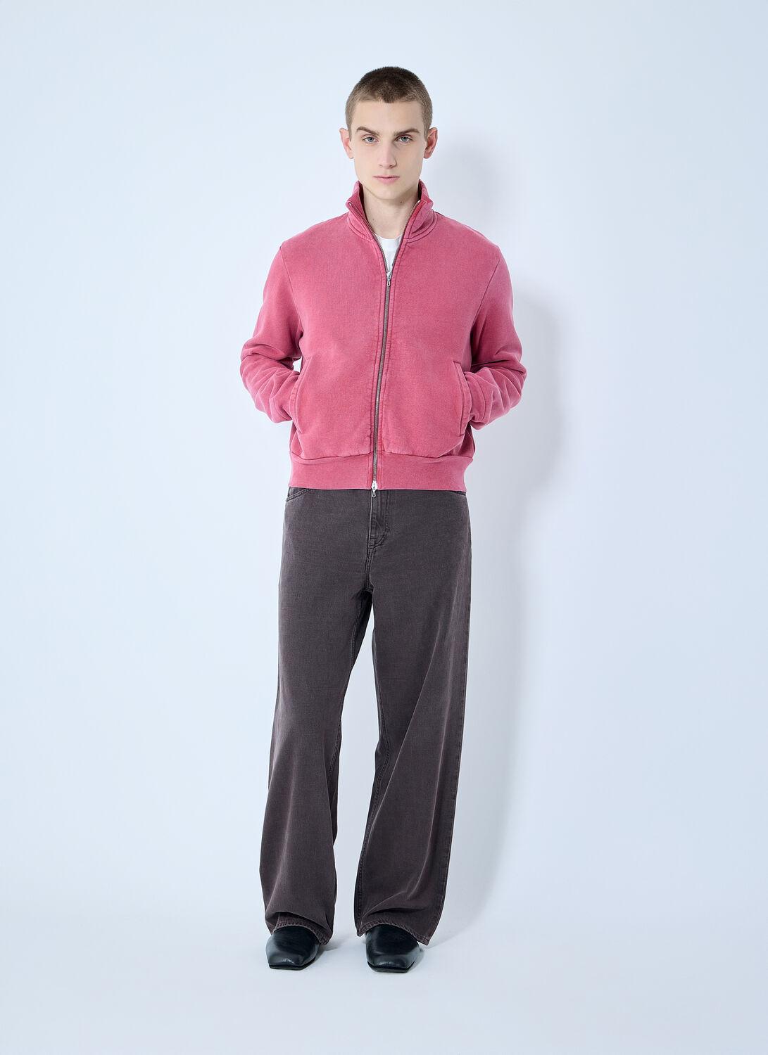 Our Legacy Mob Zip-up Sweatshirt in Pink for Men | Lyst
