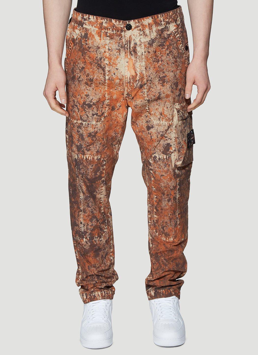 Stone Island Paintball Camo Cargo Trousers in Brown for Men | Lyst