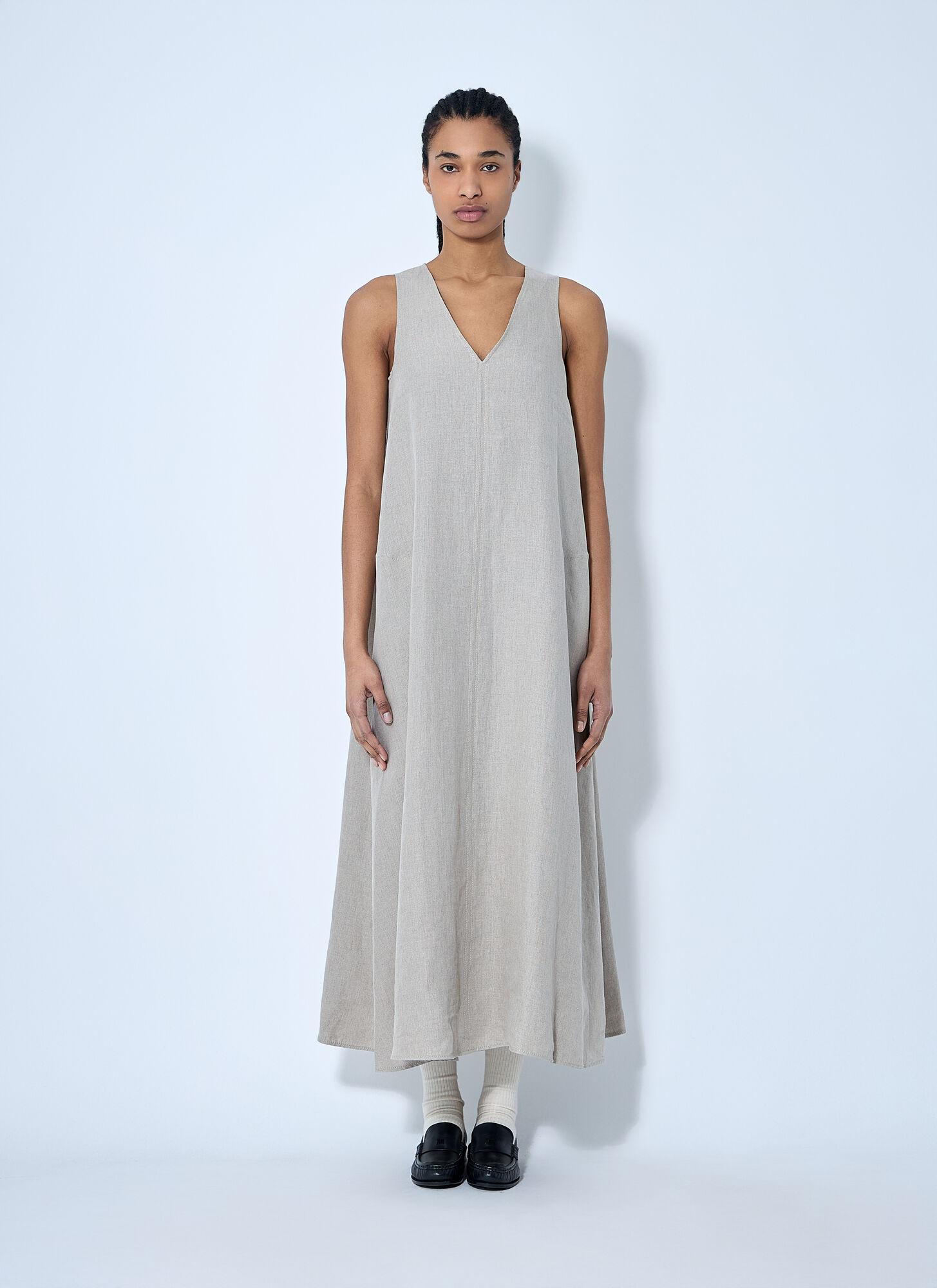 Max Mara Loose Linen Dress in White | Lyst UK Max Mara Loose Linen Dress in White | Lyst UK