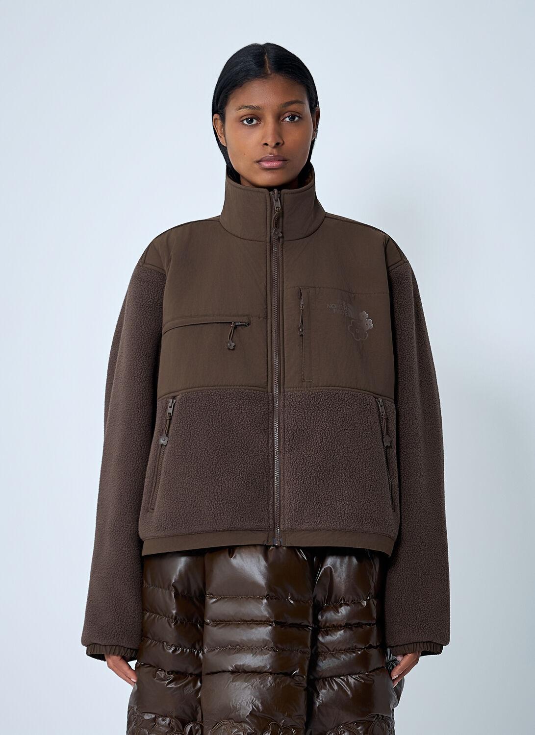 The North Face x Cecilie Bahnsen Denali Fleece Jacket in Brown | Lyst