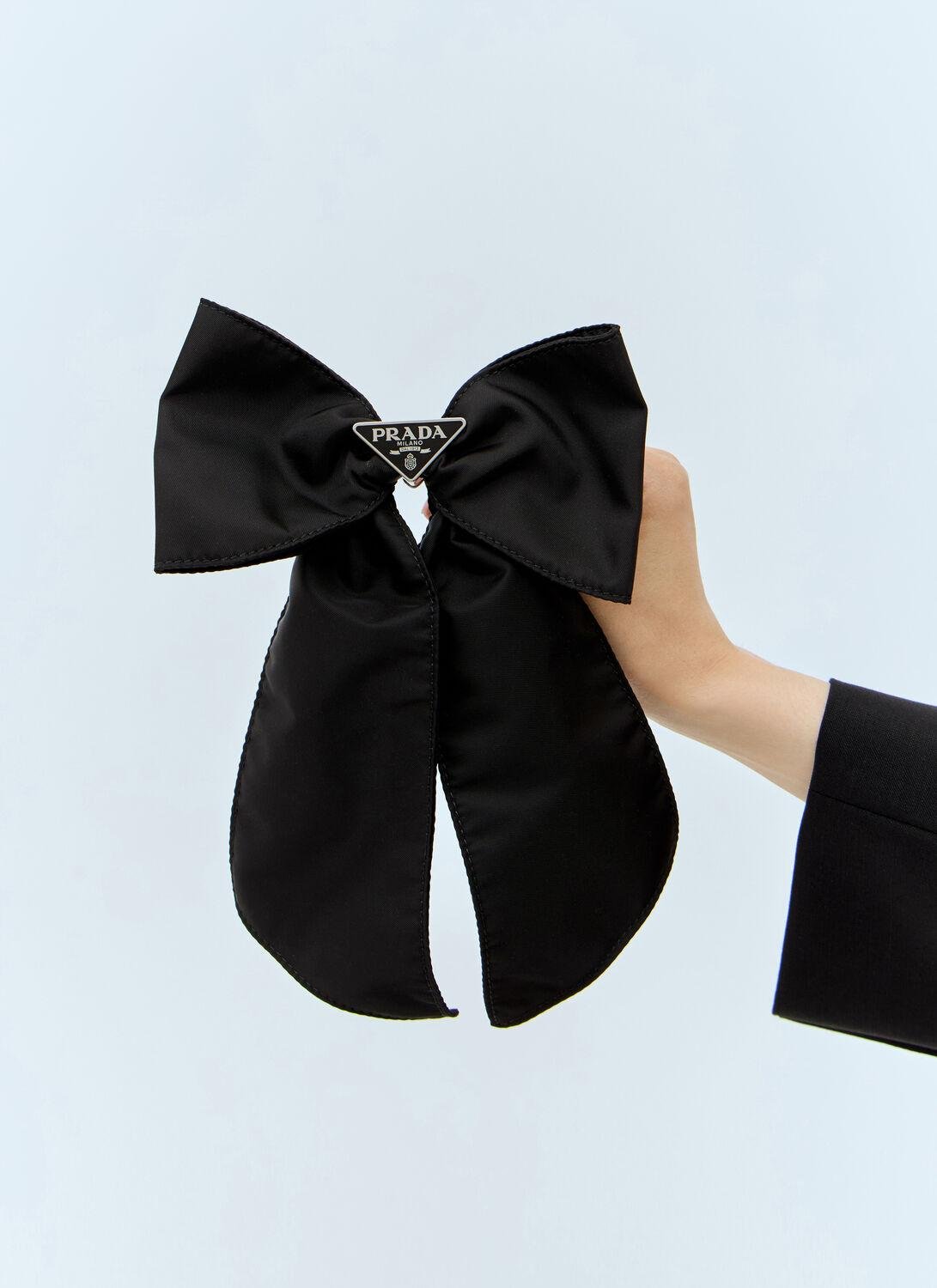 Prada Re-Nylon Hair Clip in Black | Lyst