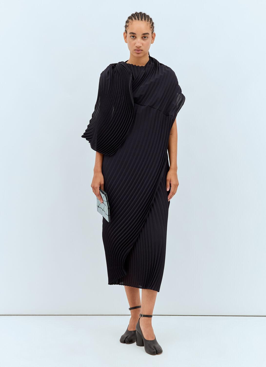 Issey Miyake Wrapped Pleats Dress in Blue | Lyst Issey Miyake Wrapped Pleats Dress in Blue | Lyst