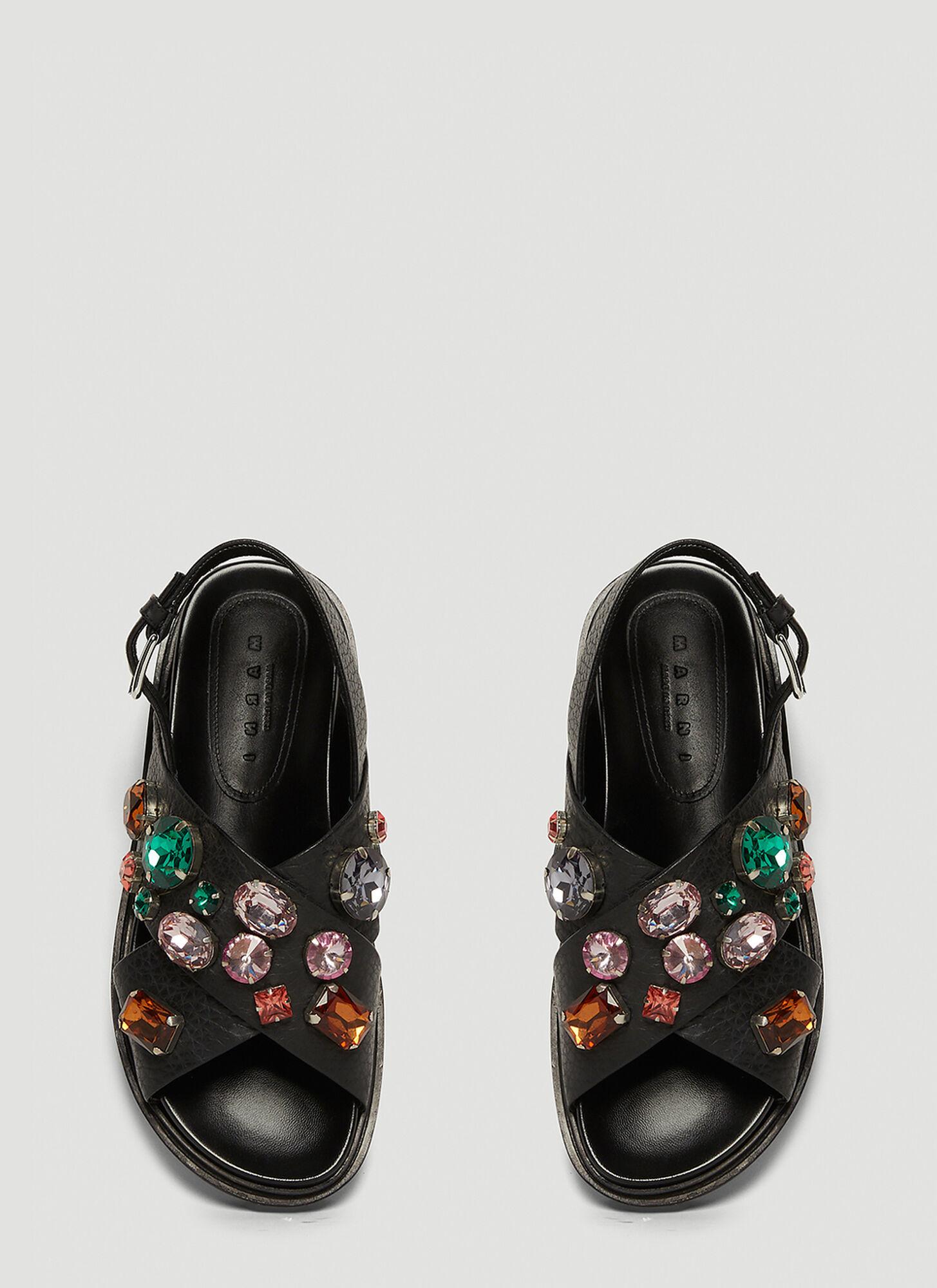 Marni embellished sandals hot sale