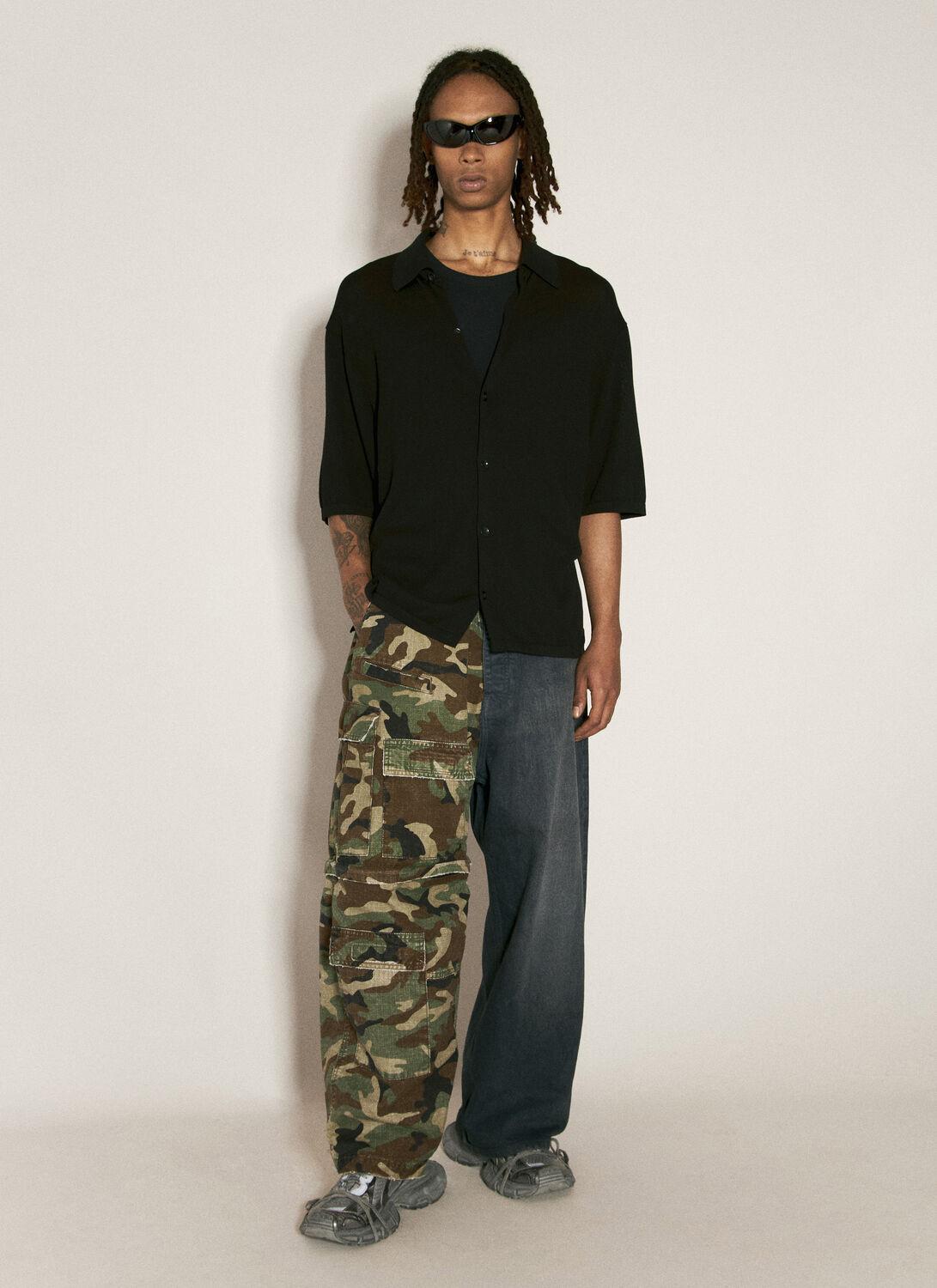 Balenciaga Camo Hybrid Baggy Pants in Gray for Men | Lyst