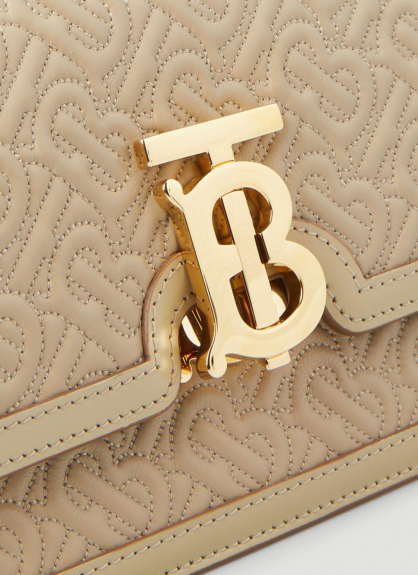BURBERRY SMALL QUILTED TB MONOGRAM BAG 8019336 BARGAIN