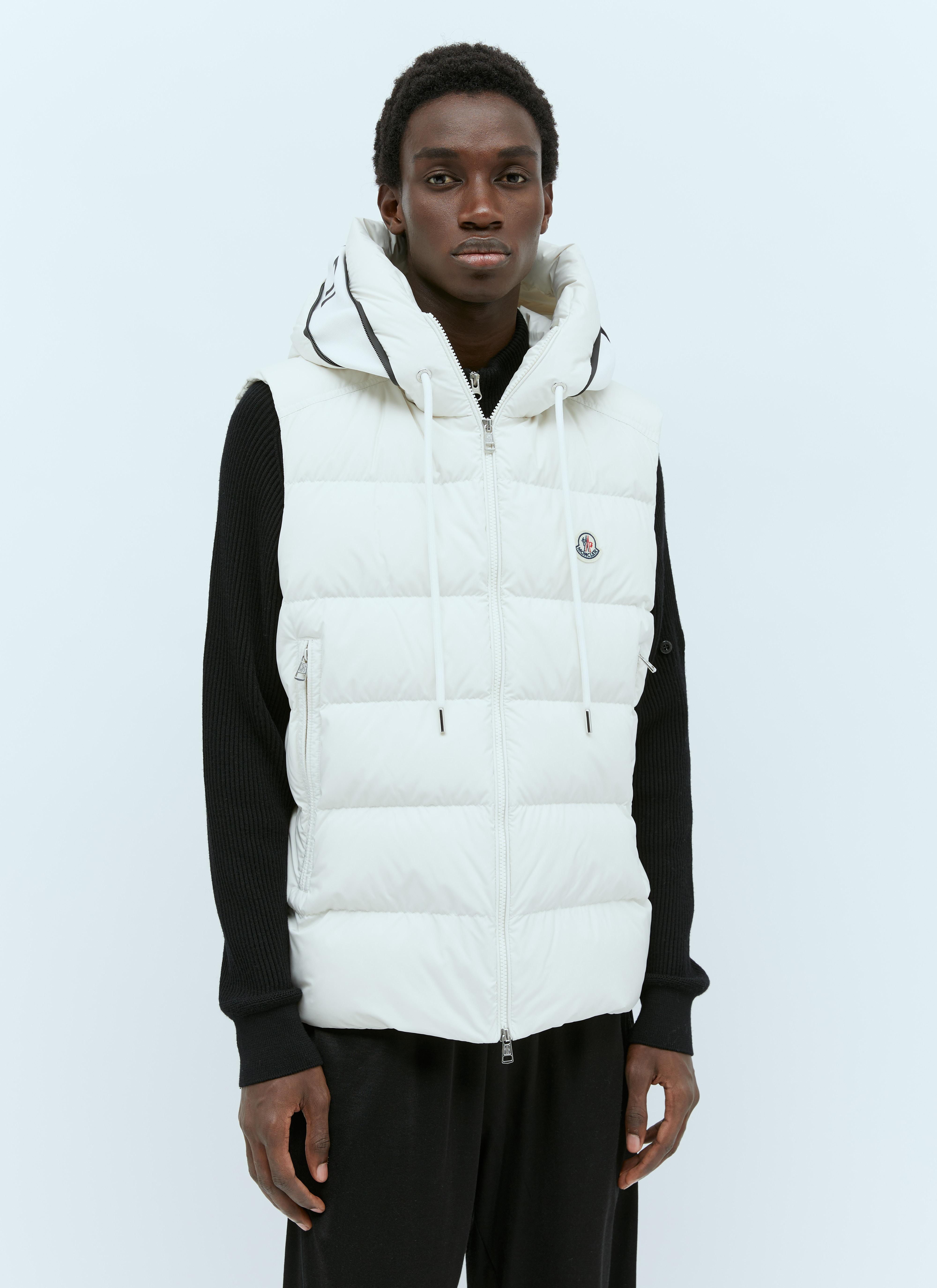 Moncler Cardamine Down Vest in White for Men Lyst