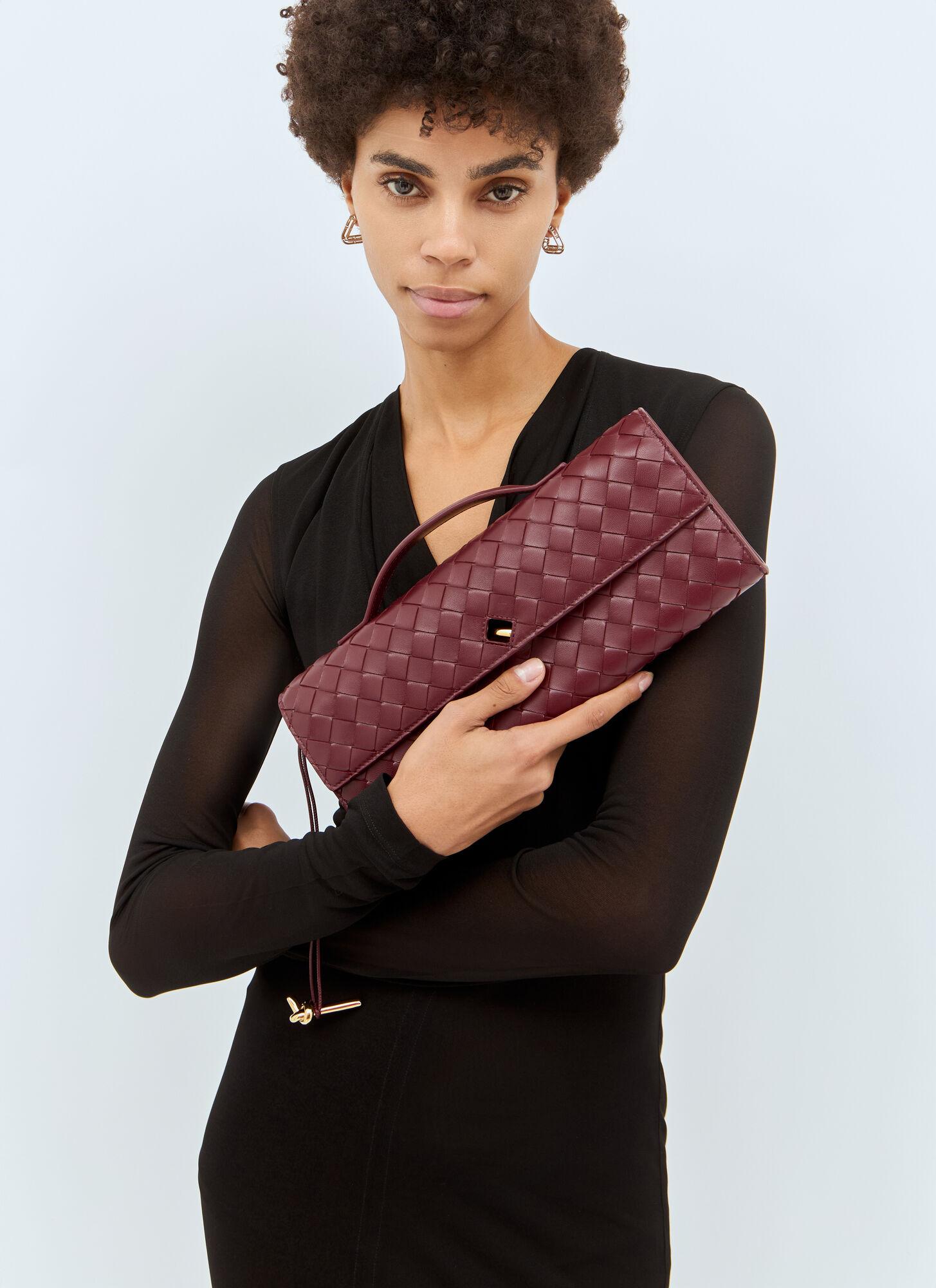 BV Long Clutch Andiamo 31 Burgundy Crocodile Calfskin Ghw main image 1