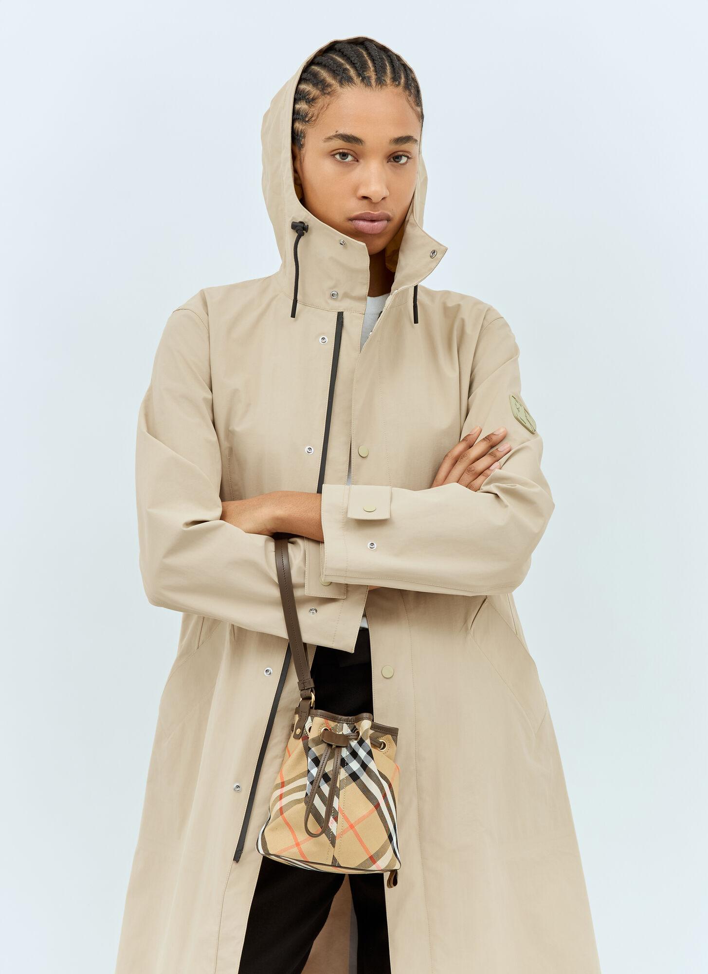 BURBERRY｜ ( Check Drawstring Pouch (8093916)) Burberry Check Drawstring Pouch | Black | FARFETCH
