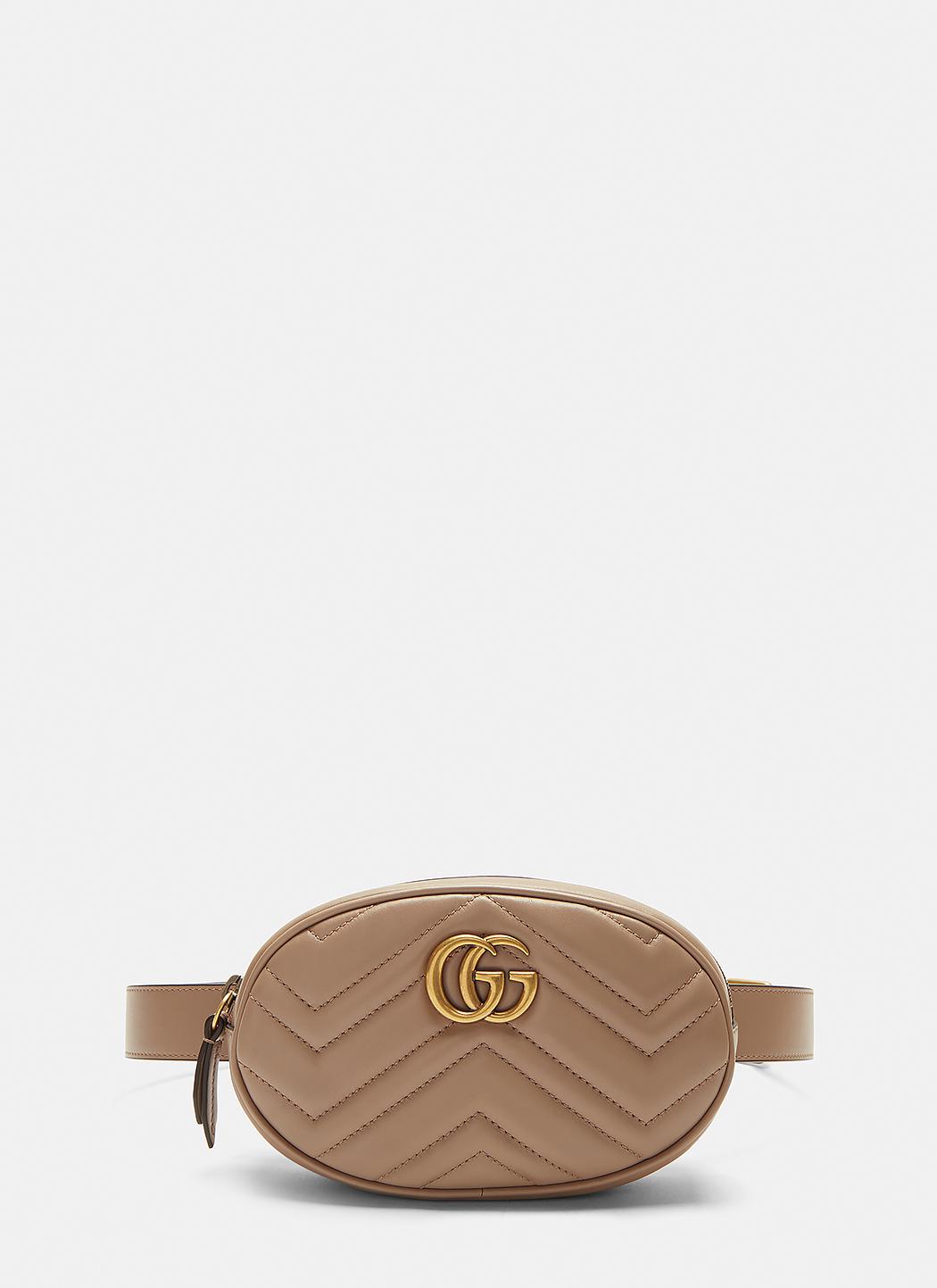 Lyst - Gucci Gg Mini Belt Bag In Brown in Brown