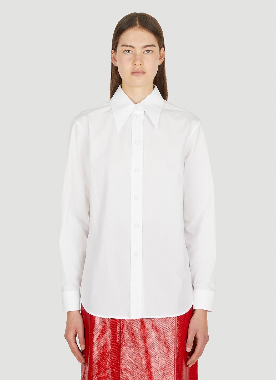 Gucci Dagger Collar Shirt in White | Lyst Canada