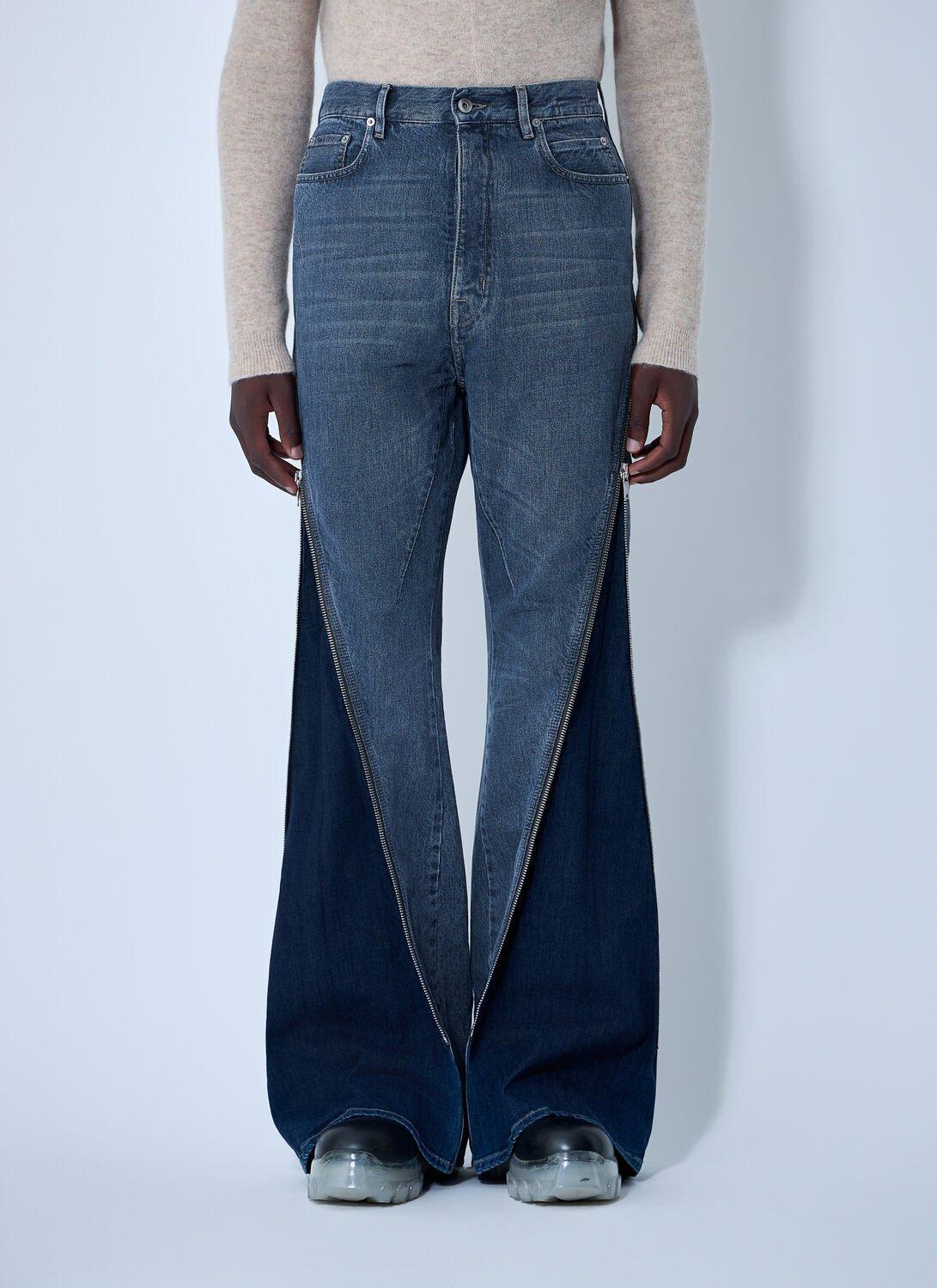 【Rick Owens】Porterville Bolan Bananaジーンズ Rick Owens DRKSHDW Green Porterville Bolan Banana Jeans Rick
