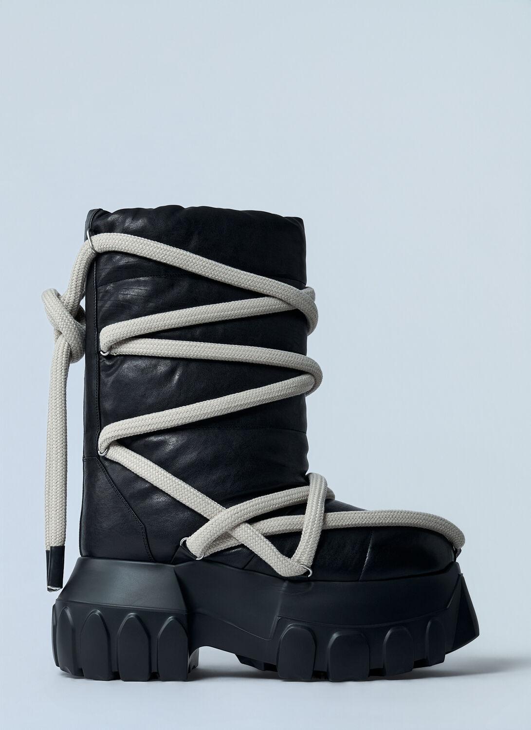 靴/バッグ Rick Owens lunar tractor boots Rick Owens Men's' Lunar Tractor Padded Leather Boots in Black | LN-CC®