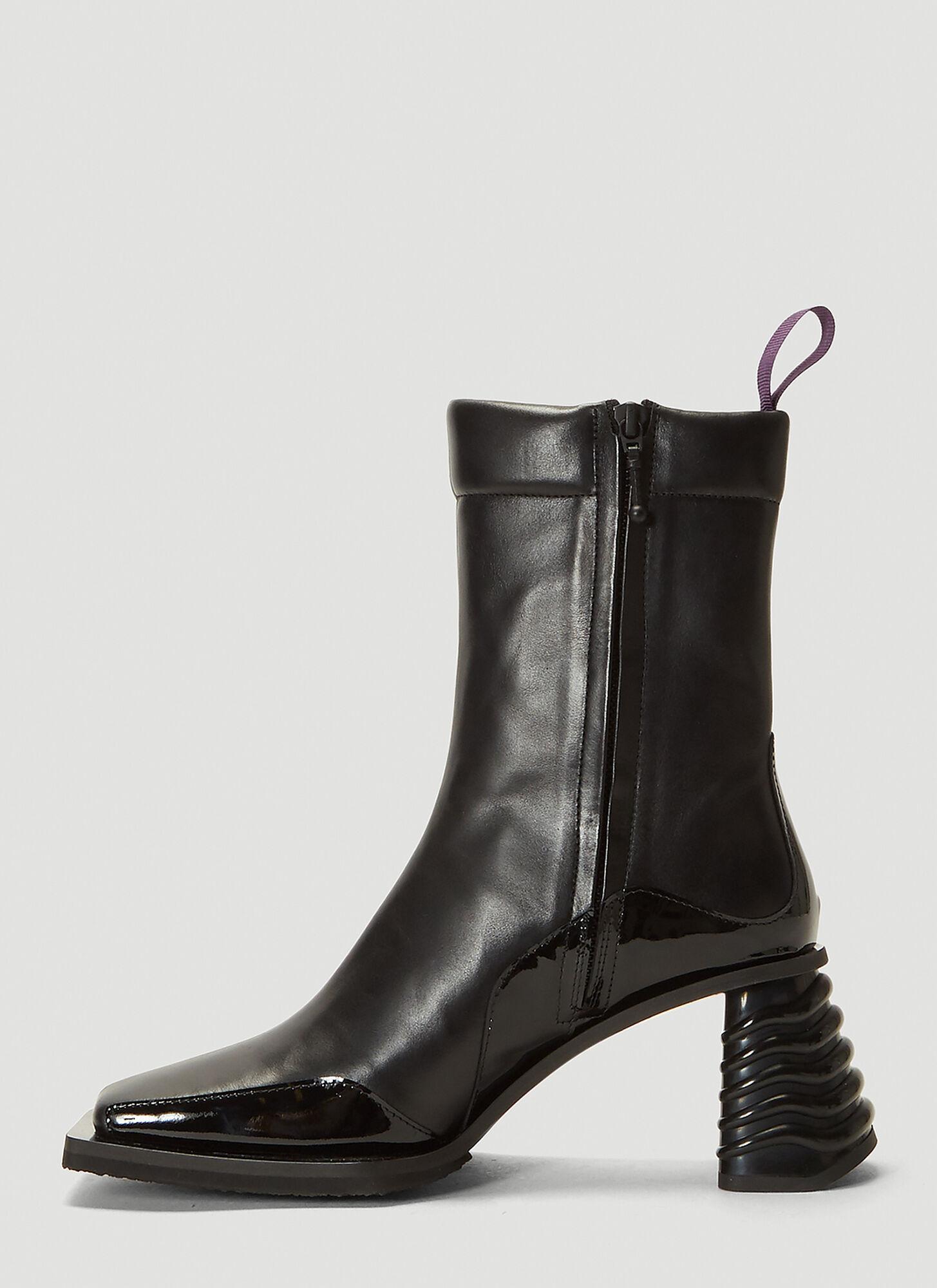 Eytys Gaia Leather Boots in Black | Lyst