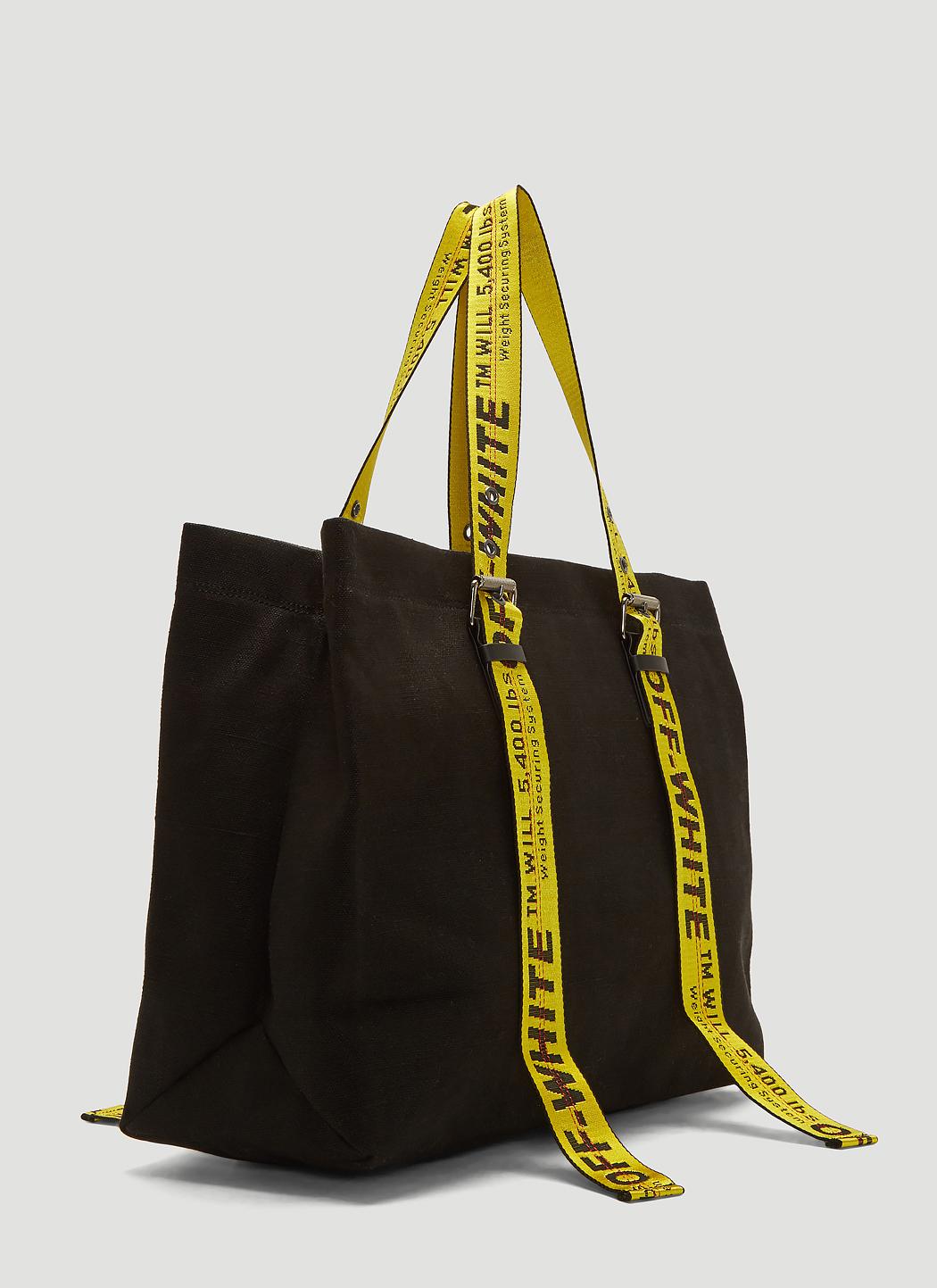 Off-White c/o Virgil Abloh Canvas Tote Bag in Black | Lyst