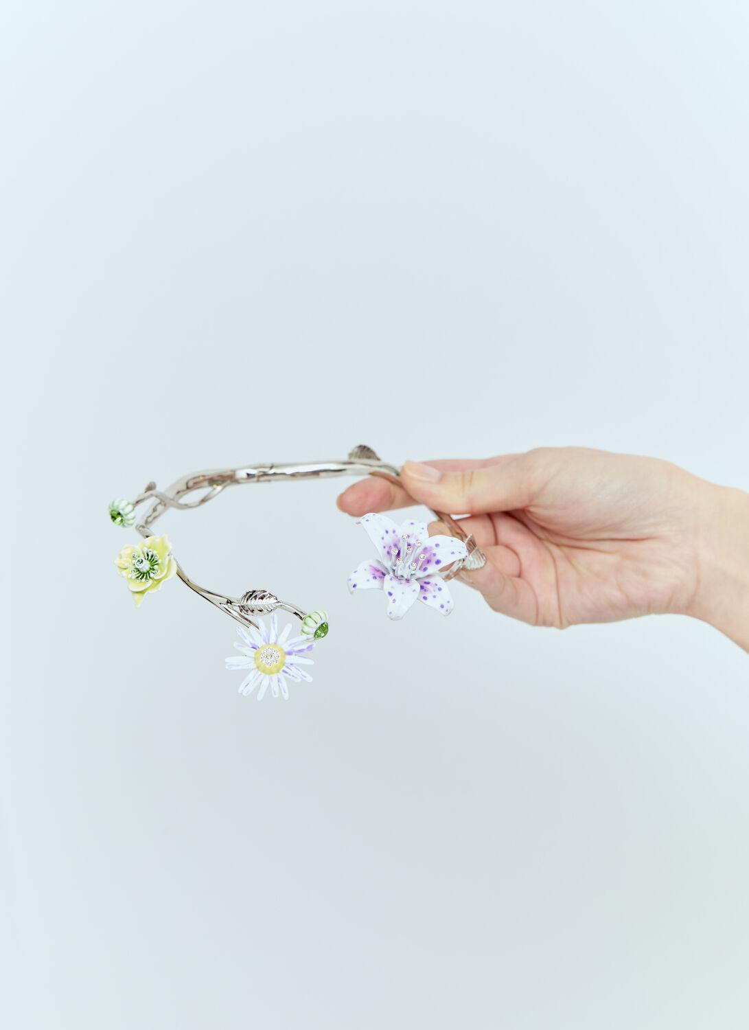 Acne Studios Flower Choker in Blue | Lyst