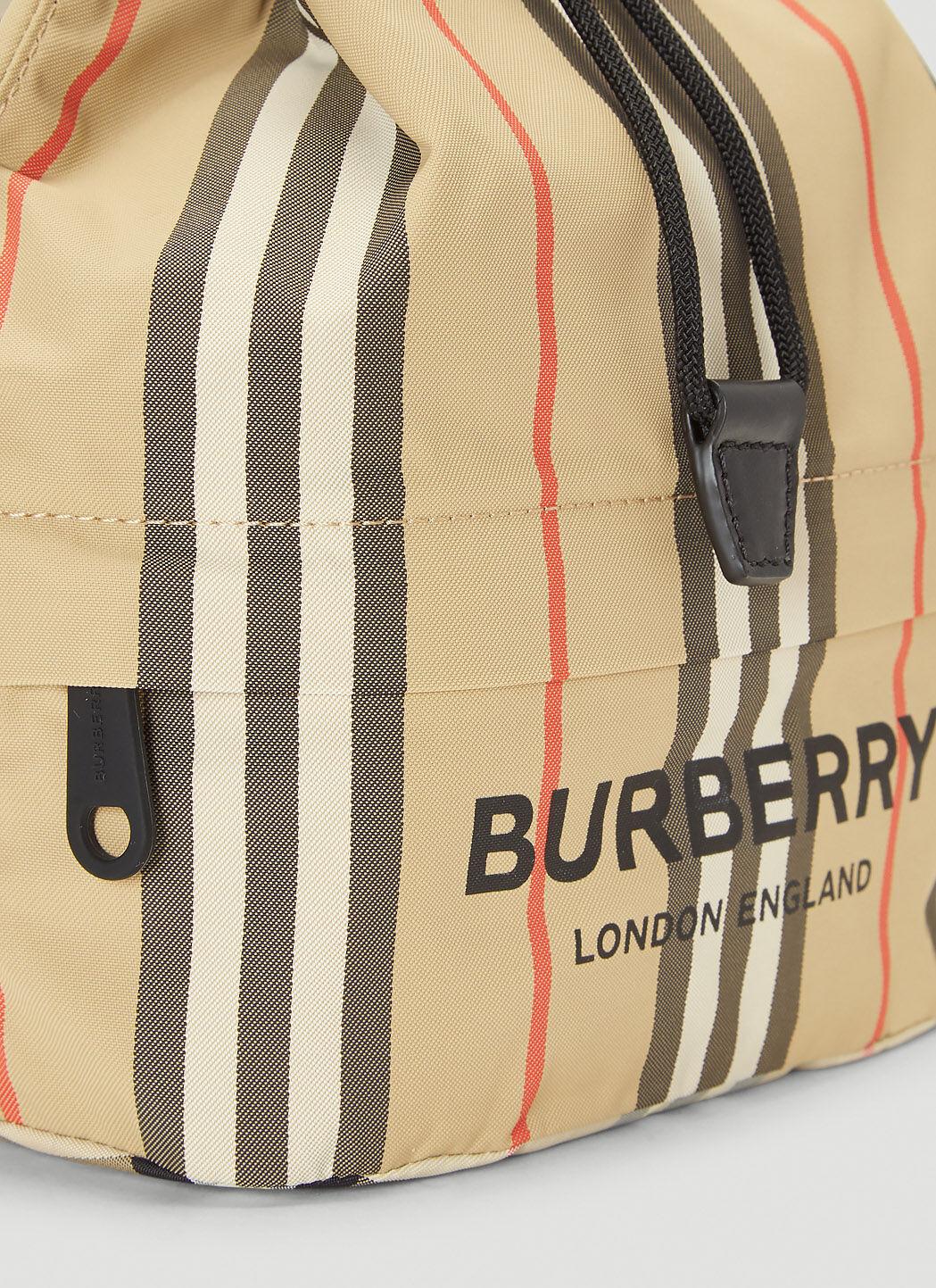 Burberry logo print nylon drawcord pouch new arrivals
