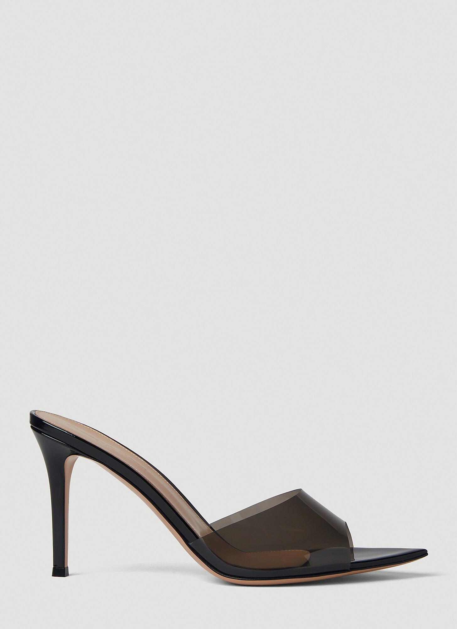 Gianvito Rossi Elle High Heel Mules in Black | Lyst