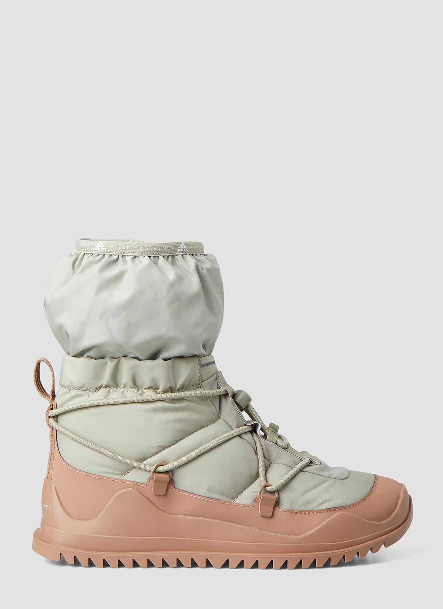 adidas By Stella McCartney Track Sole Winter Boots in Natural | Lyst