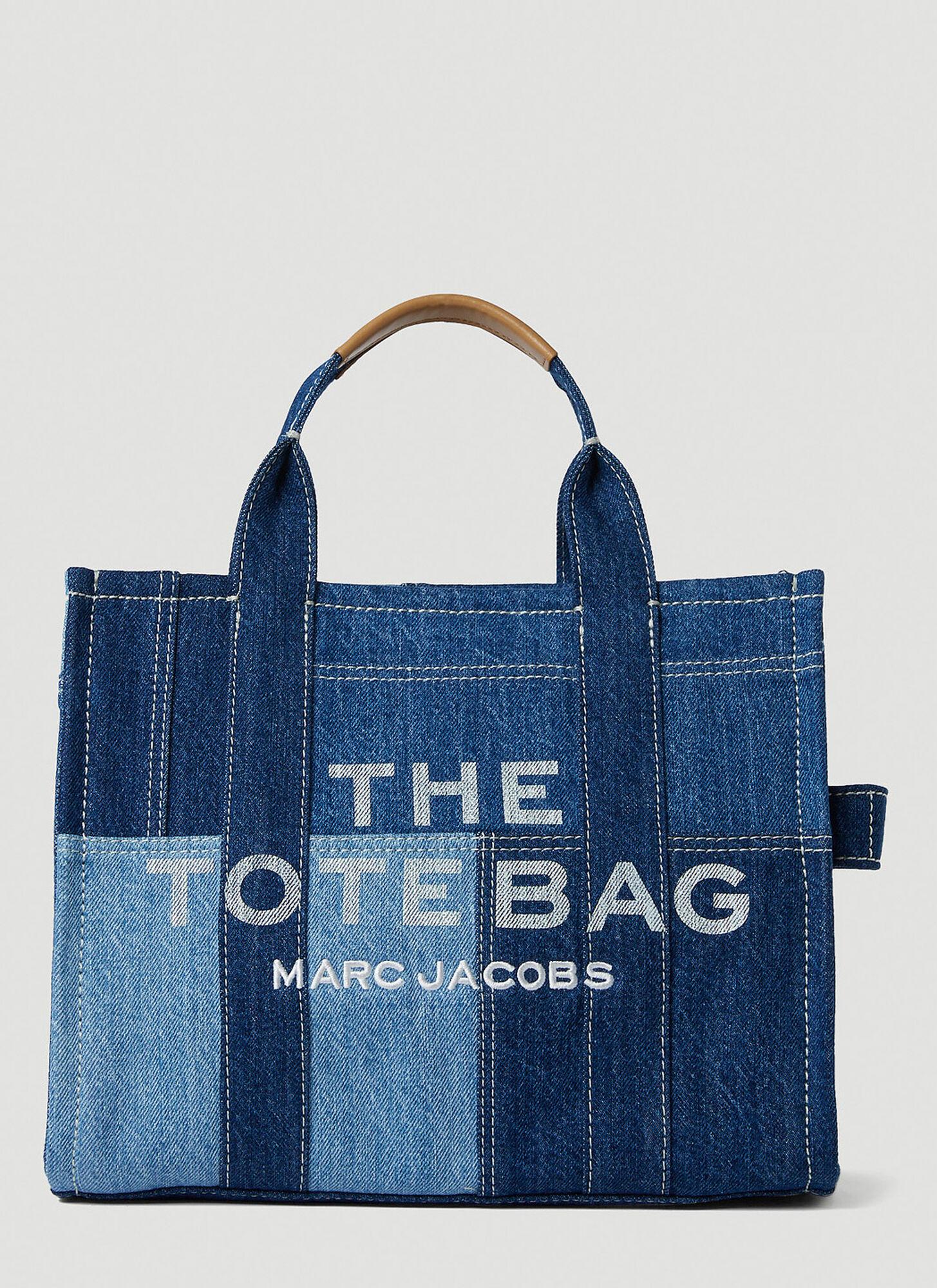 Marc Jacobs Denim Small Tote Bag in Blue | Lyst