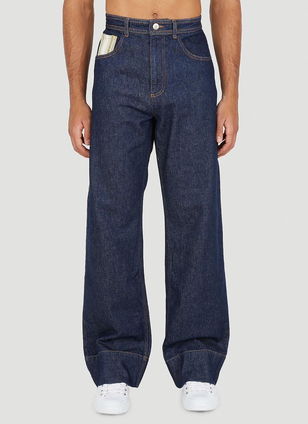 Wales Bonner Miles Jeans in Blue for Men | Lyst Canada