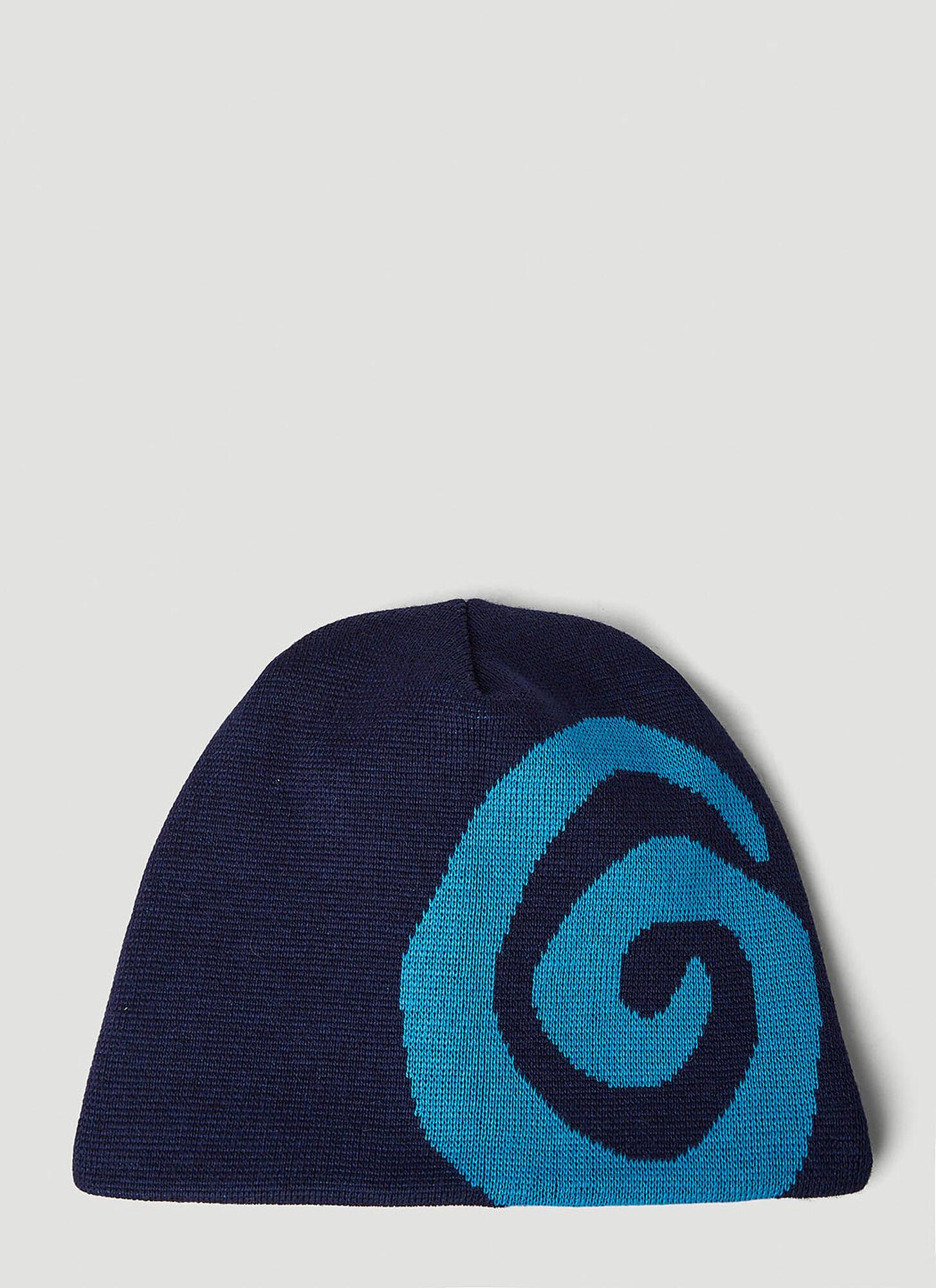 Ostrya Swirl Beanie Hat in Blue for Men | Lyst