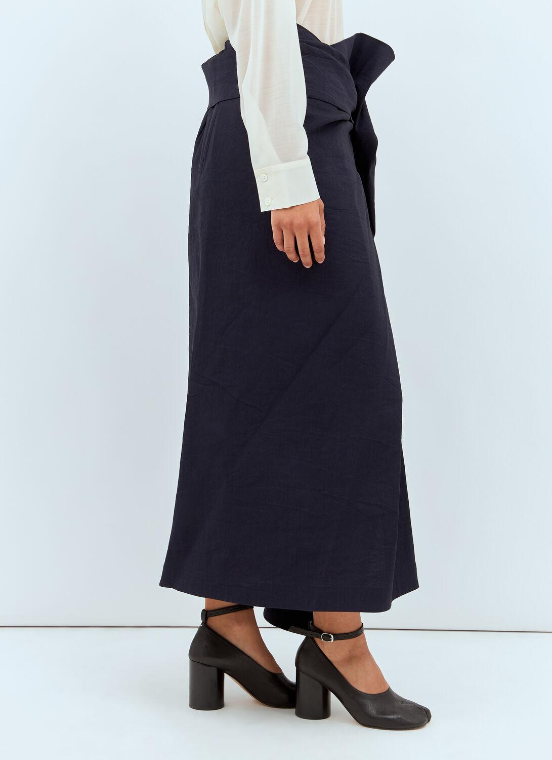 Issey Miyake Enclothe Skirt in Blue | Lyst