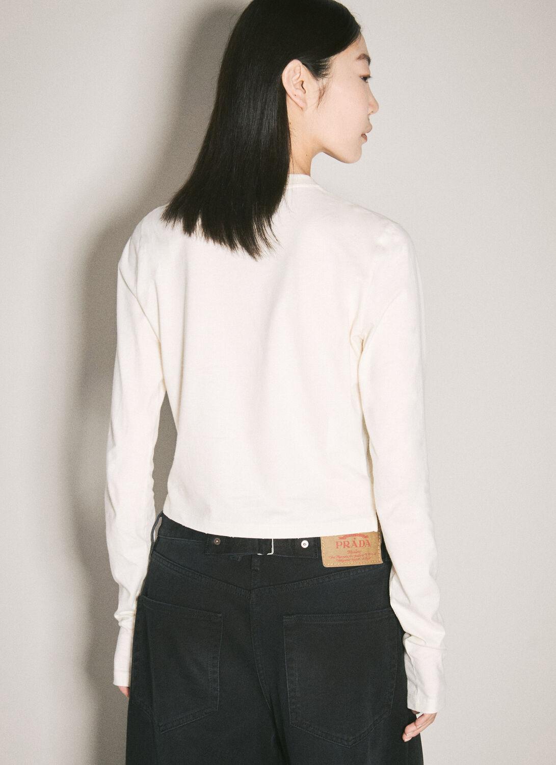 prada-White-Logo-Print-Long- prada-White-Logo-Print-Long-