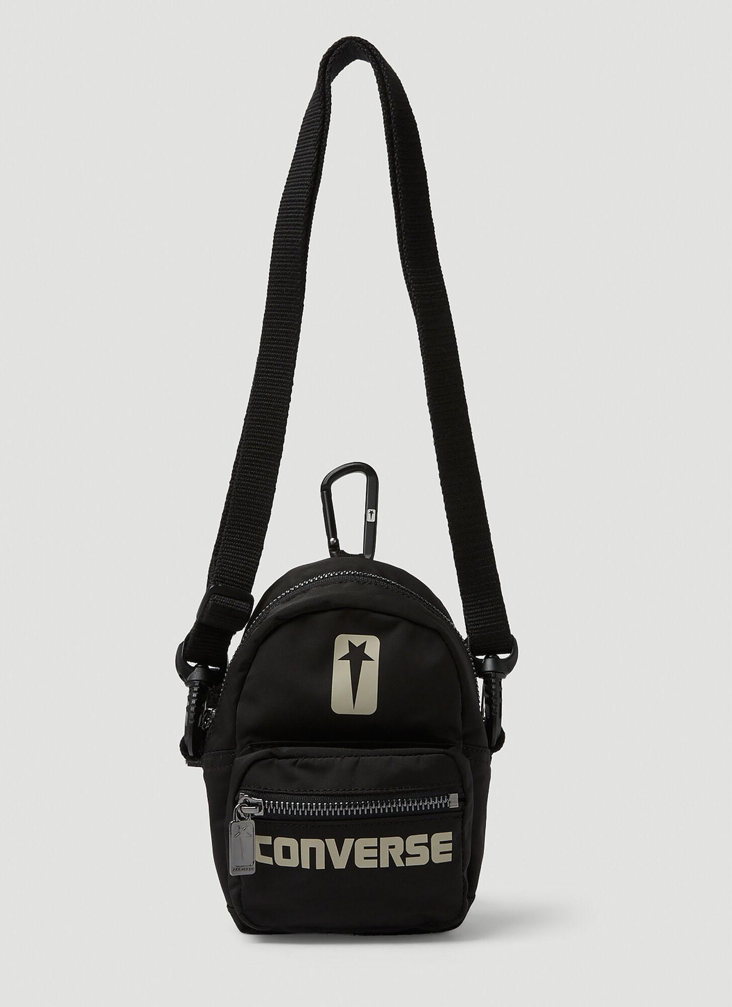 Rick Owens X Converse Mini Backpack Crossbody Bag in Black | Lyst