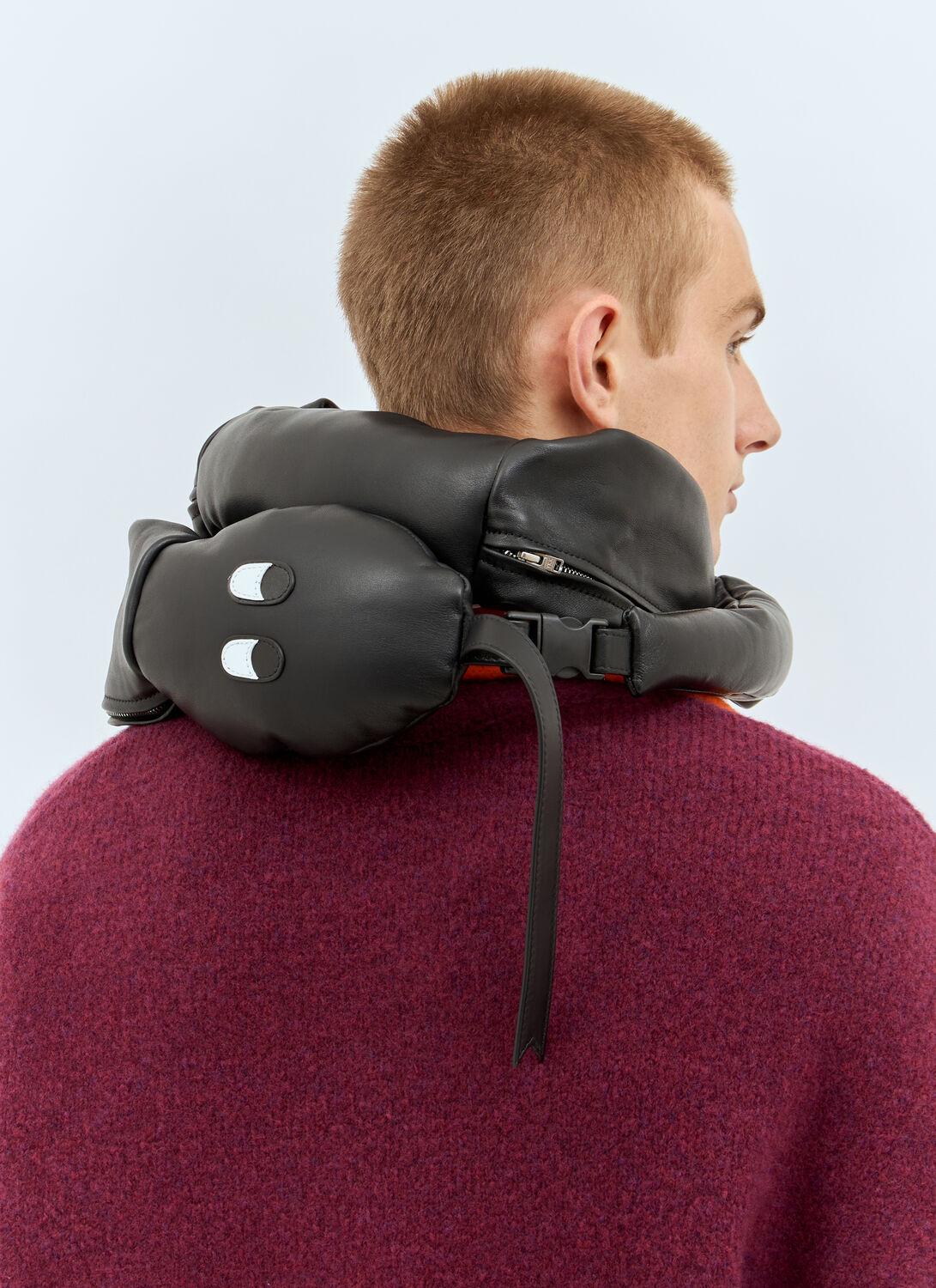 Walter Van Beirendonck Snake Leather Crossbody Bag in Red for Men