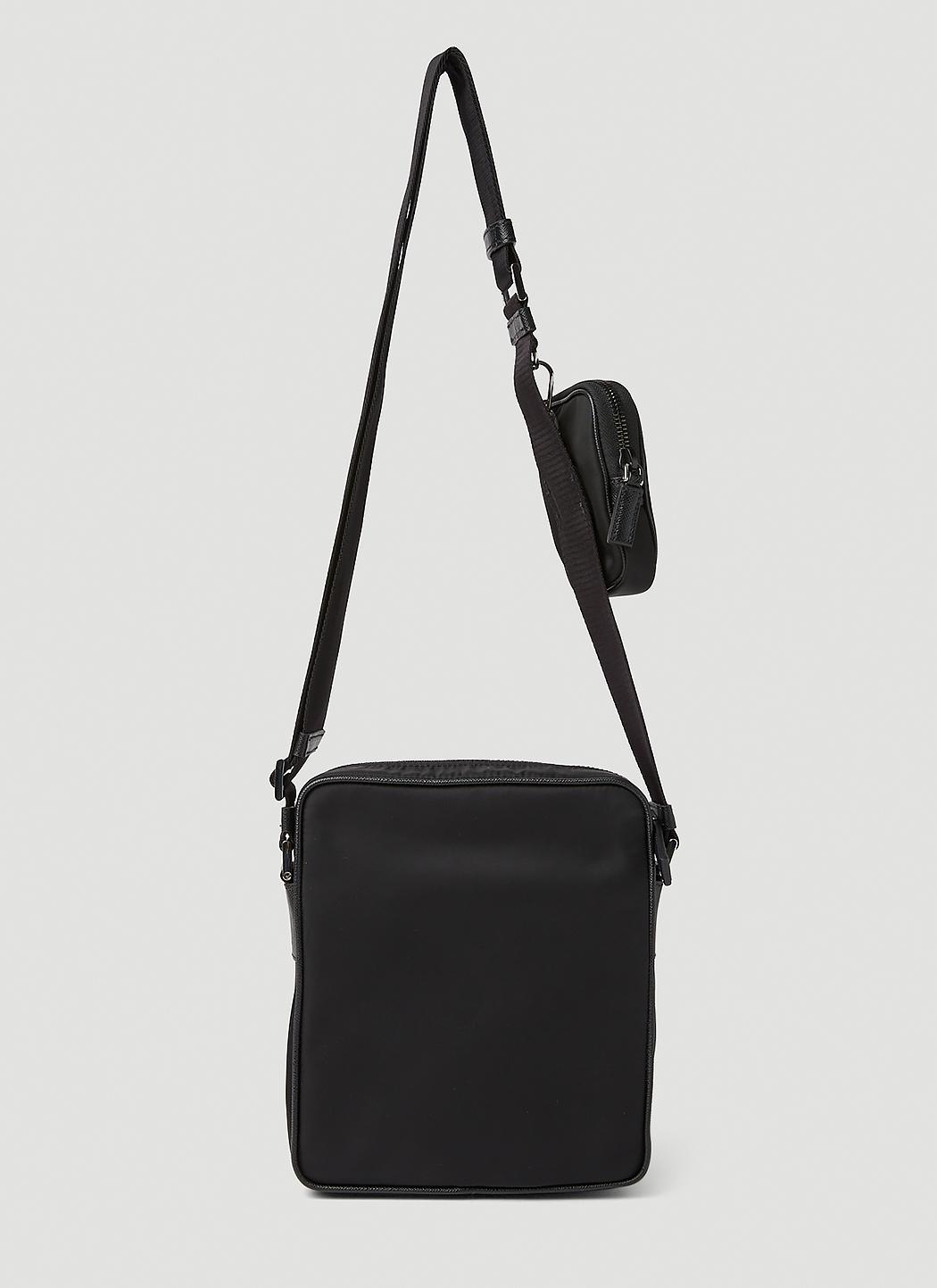 ♦PRADA♦リナイロンメッセンジャークロスボディ Amazon.com: Prada Unisex Medium Black Tessuto Nylon