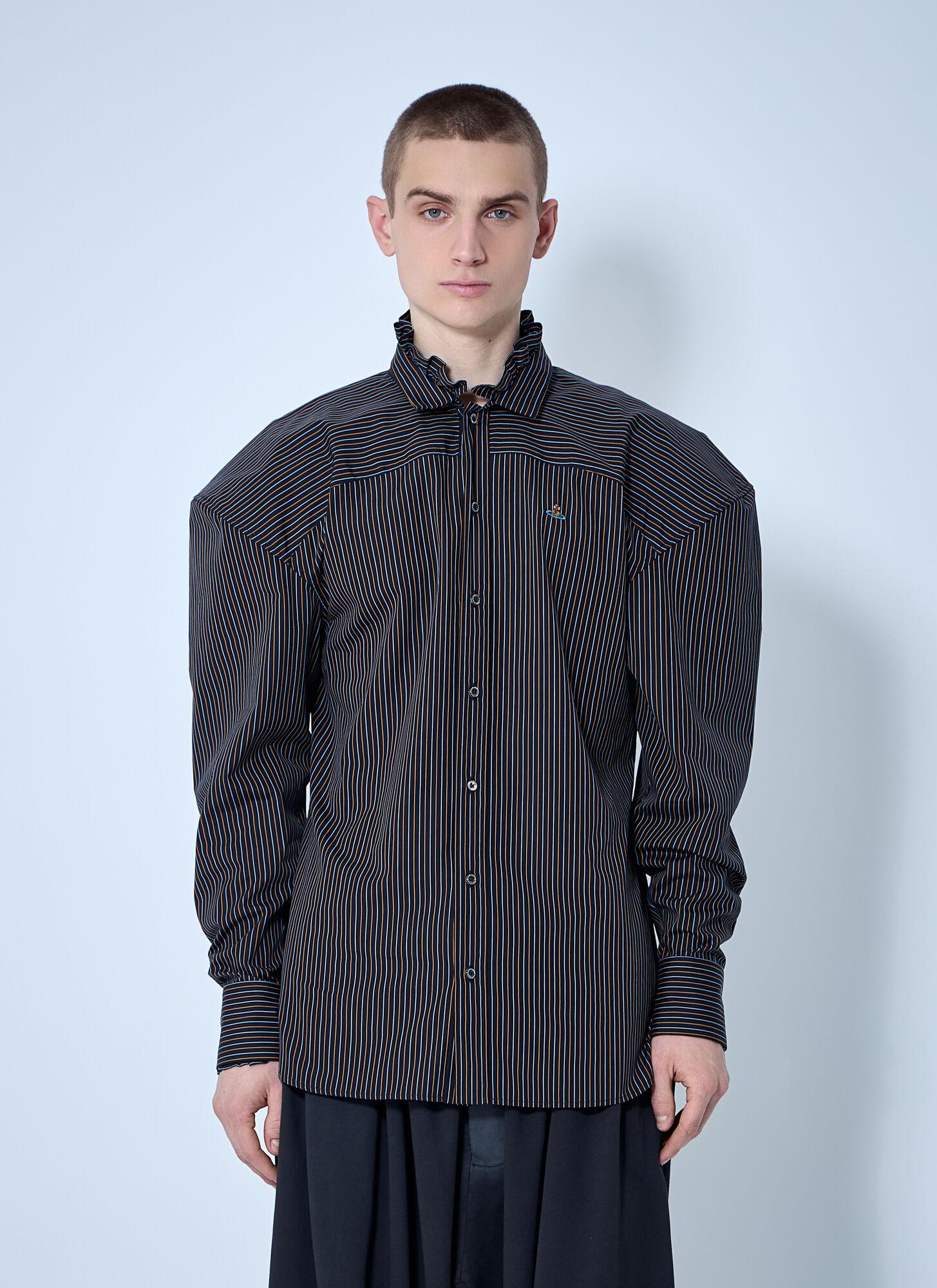 Tシャツ・カットソー Vivienne Westwood FRILLY FOOTBALL SHIRT Vivienne Westwood Frilly Football Shirt in Blue for Men